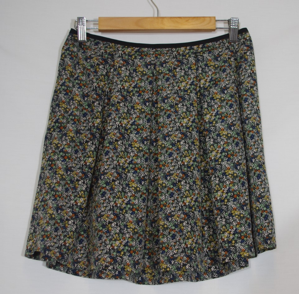 🌼 Fraîche et Fleurie – Jupe Plissée Courte Monoprix T.38 🌈 - Photo 3