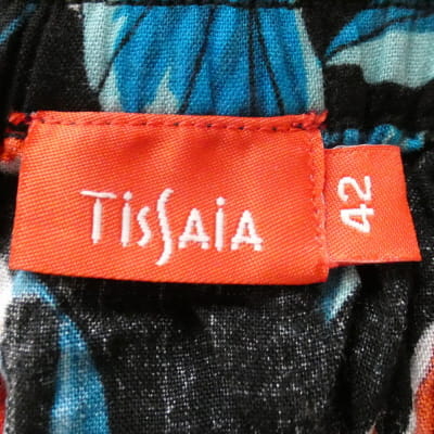 Jupe noire imprimée fleurs - Femme - Tissaia - Taille 42 - Photo 4