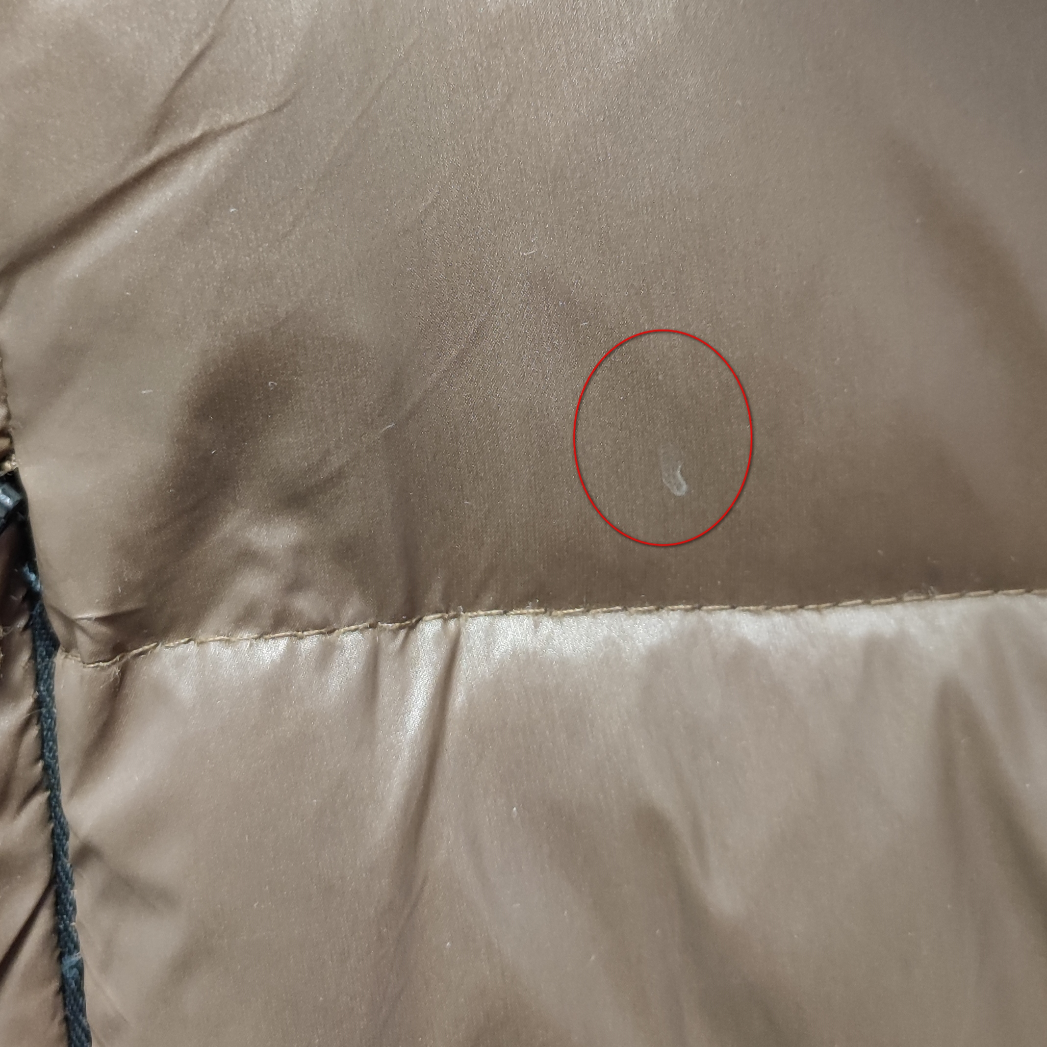MONCLER - Doudoune marron à volants - T0 - Femme État correct - Vue 13 - 