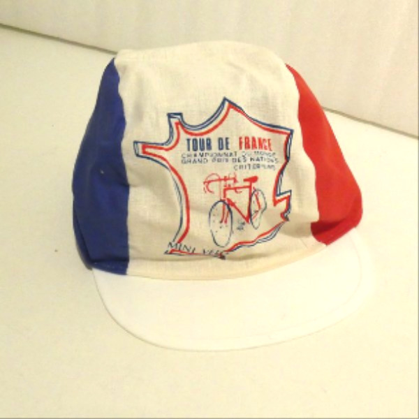 2 Mini-vélos rouge et orange Boule Or et casquette Tour de France  - Vue 3 - 
