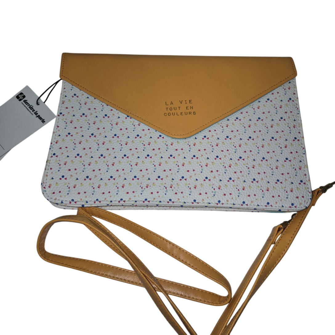 Sac bandoulière pochette simple La vie tout en couleur - Photo 0