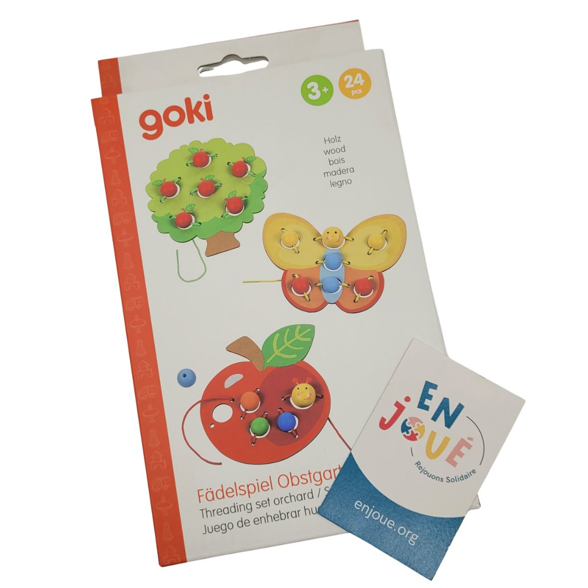Jouet en bois - Set de lançage Verger - Goki - À partir de 3 ans.  - Vue 3 - 