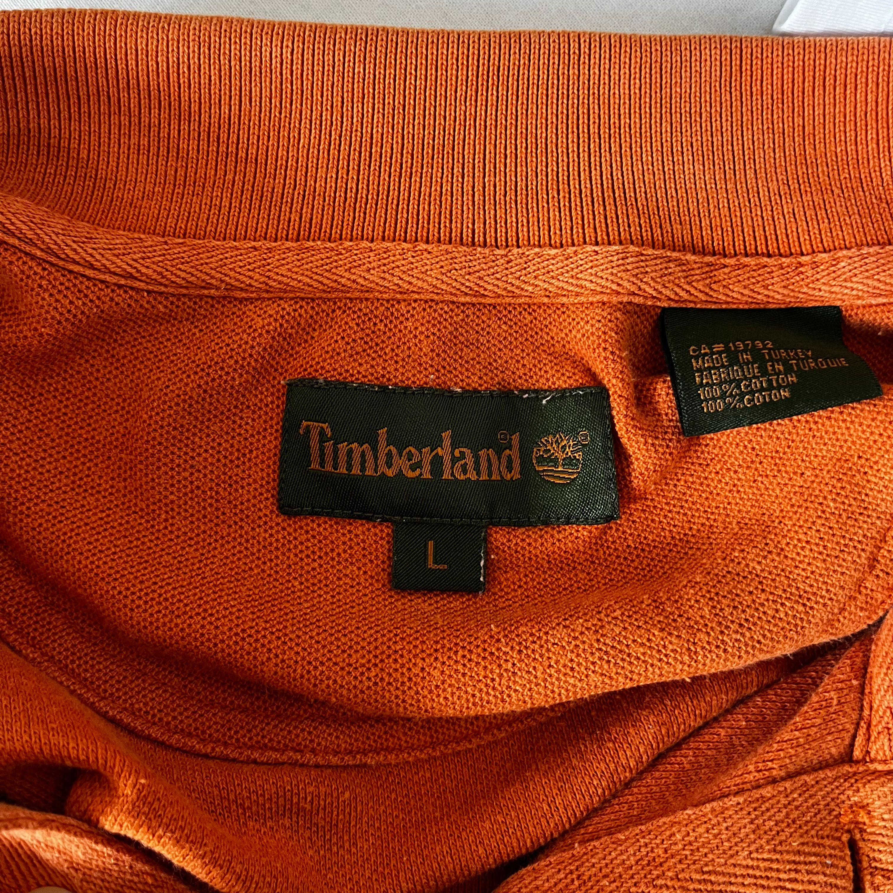 Polo Orange , Timberland, taille L - Photo 1