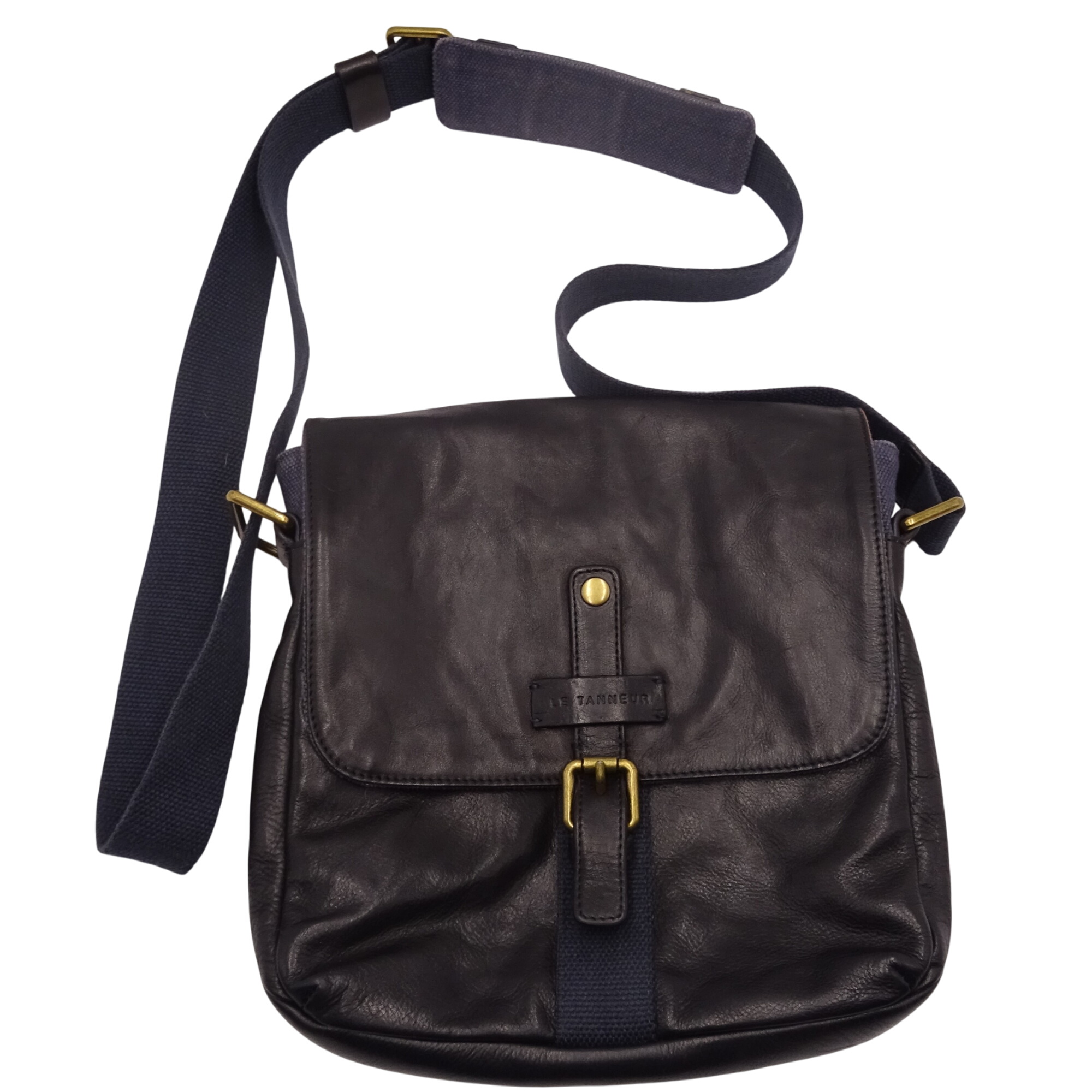 Sac à bandoulière en cuir LE TANNEUR - Photo 0