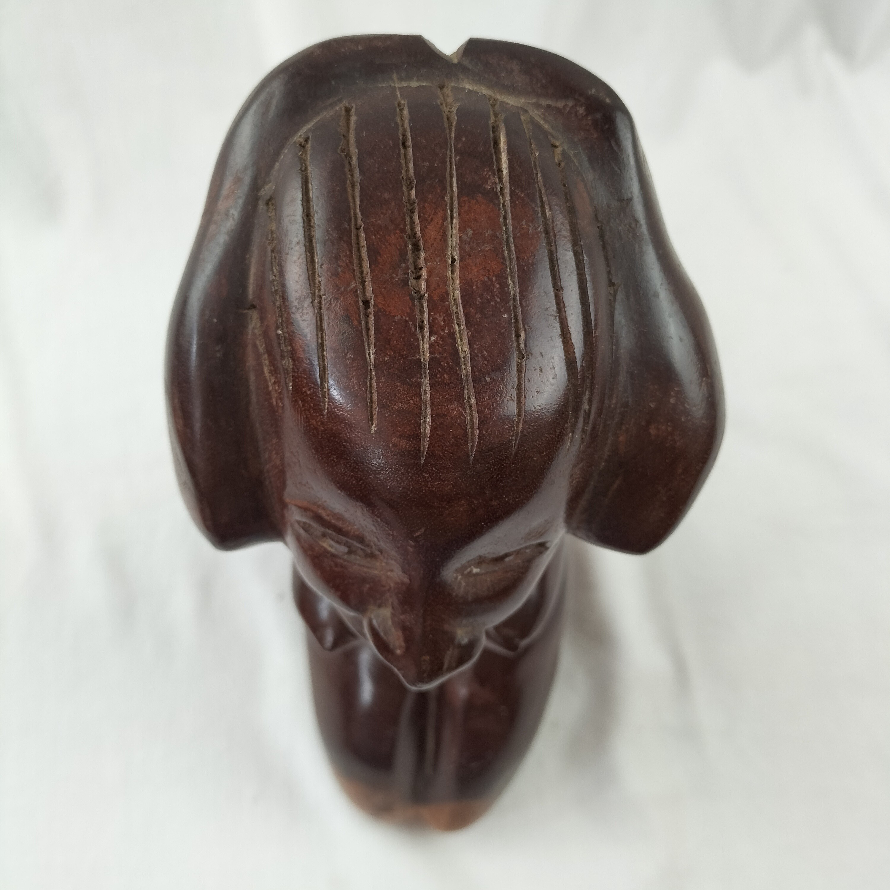 Statue de femme en bois massif ablutions - Photo 10