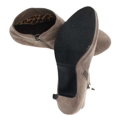 Bottine grise beige à talons aiguilles 10 cm - Femme - Pointure 39 - Photo 2