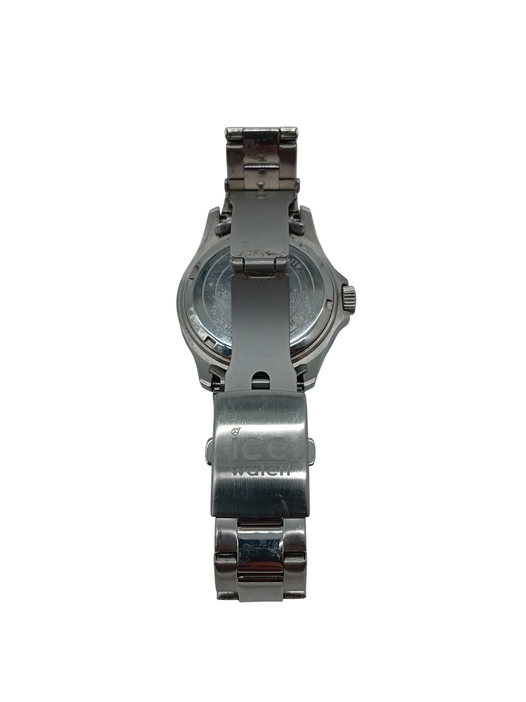 Montre Ice watch bleue et argentée en acier inoxydable Bon état - Vue 2 - 