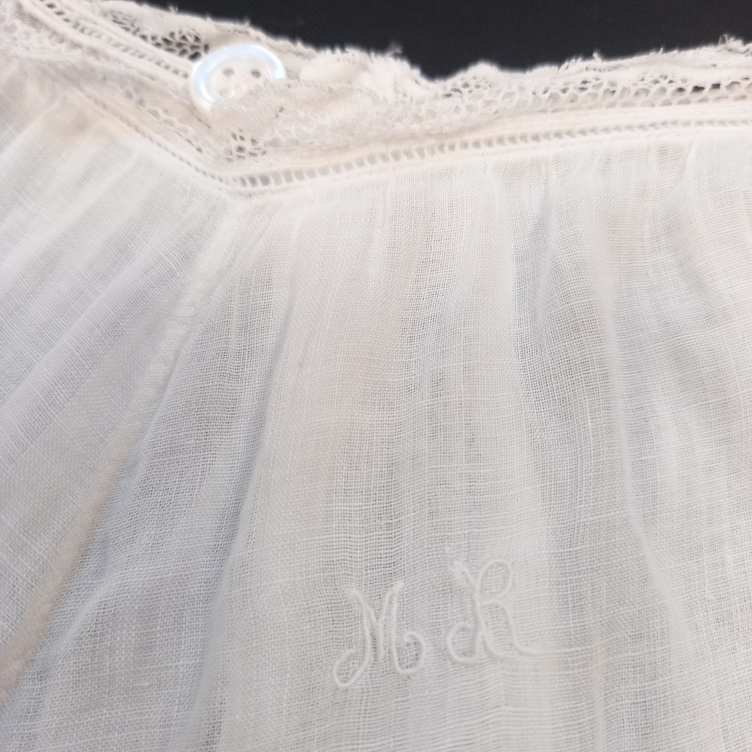 Culotte femme brodée , blanc T: 36/38 - Photo 2