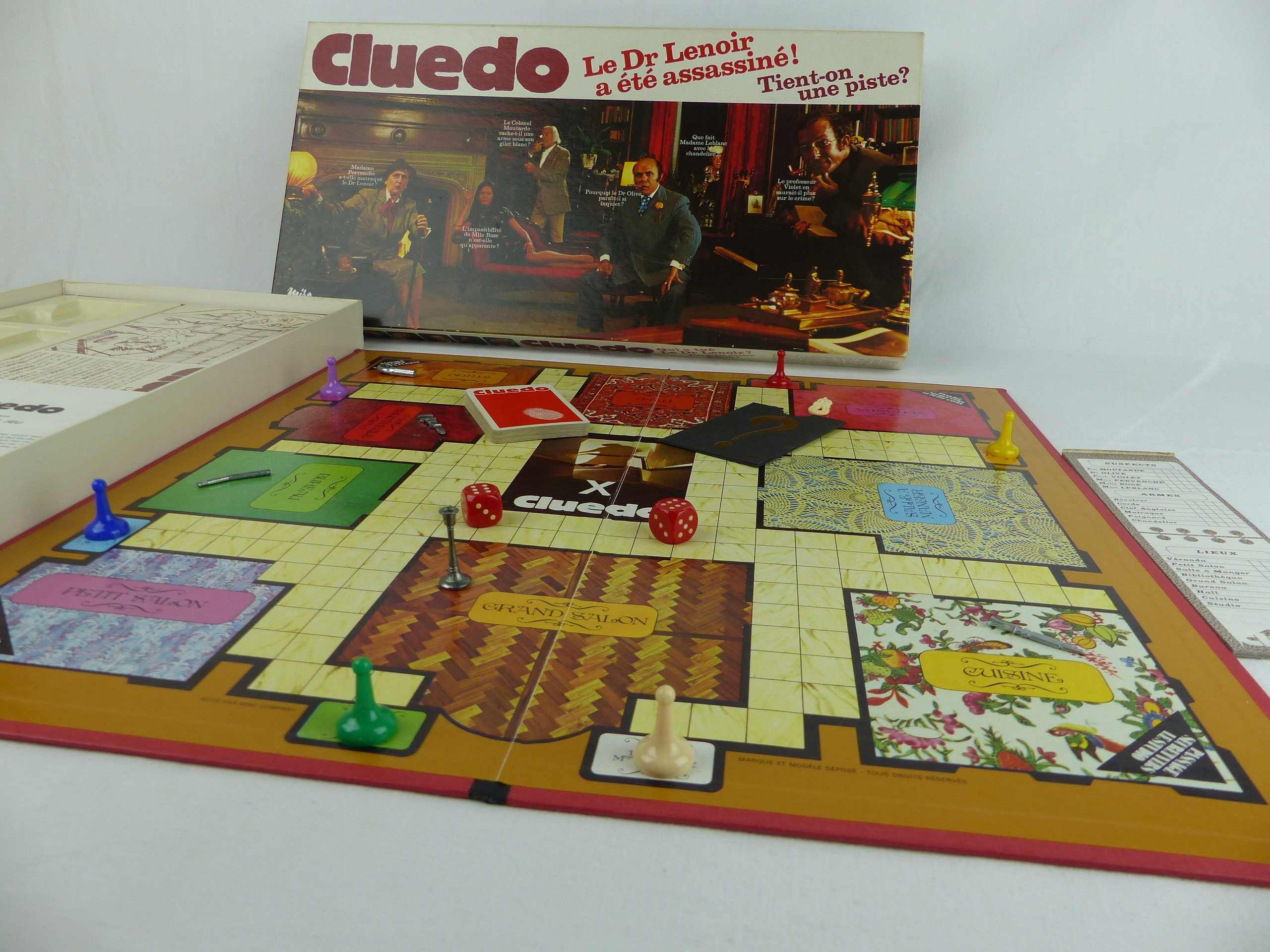 Cluedo Dr. Lenoir MIRO-MECCANO Vintage 1974 Complet - État correct - Photo 4
