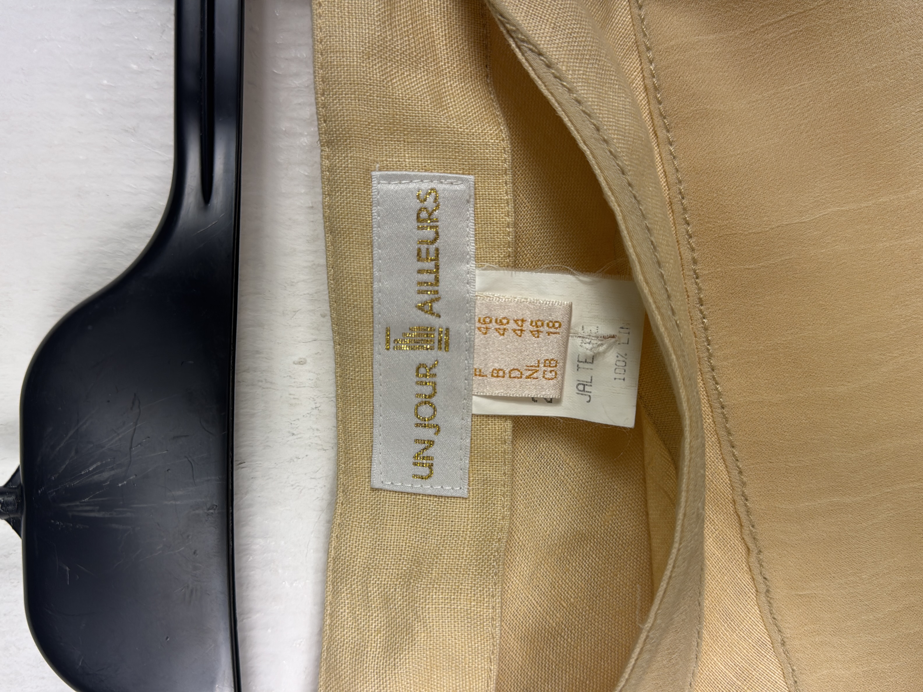 Jupe Midi Plissée Beige Un Jour Ailleurs 🌼 Taille xxxl - Photo 5