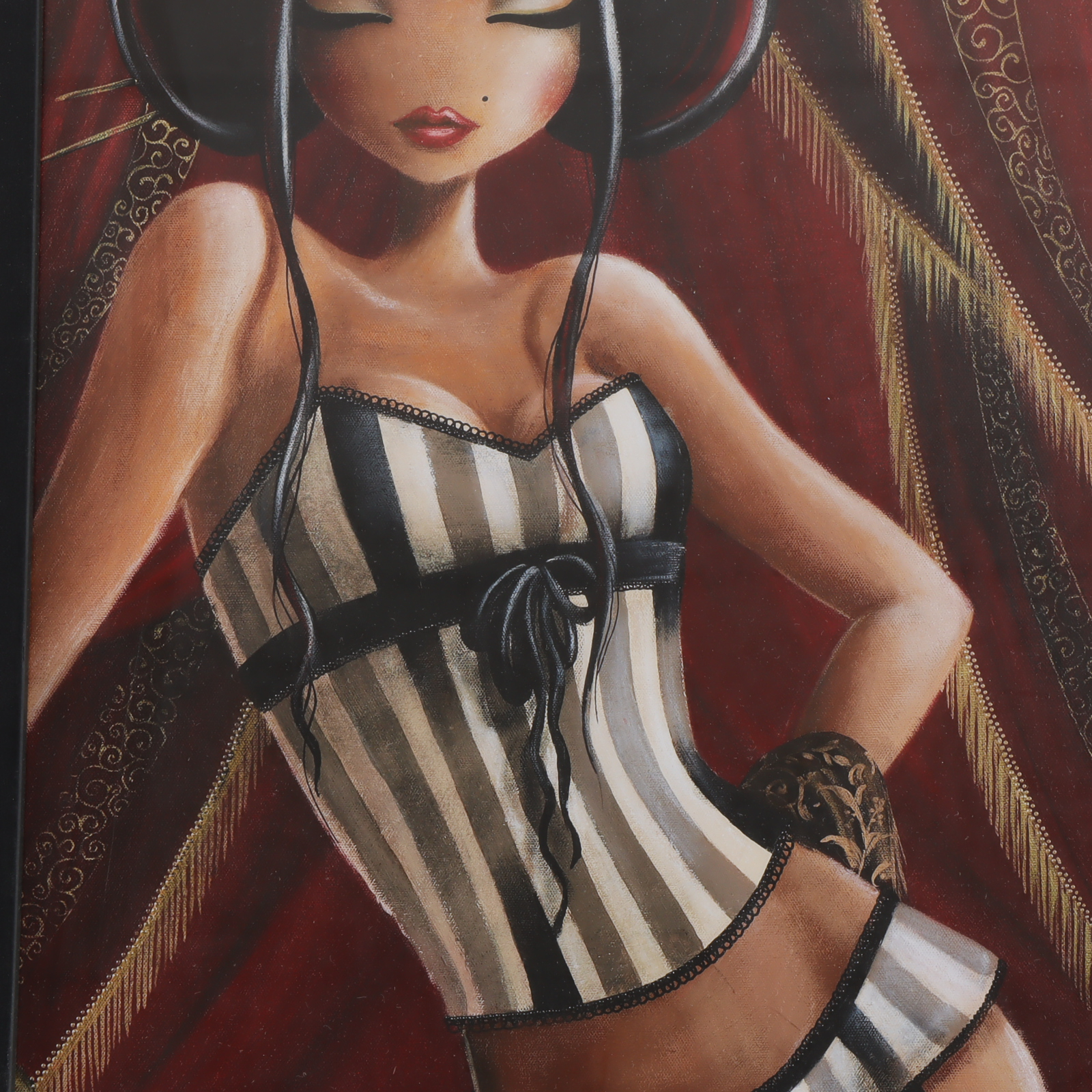 Affiche de Misstigri - Miss Cabaret encadrée - Photo 2
