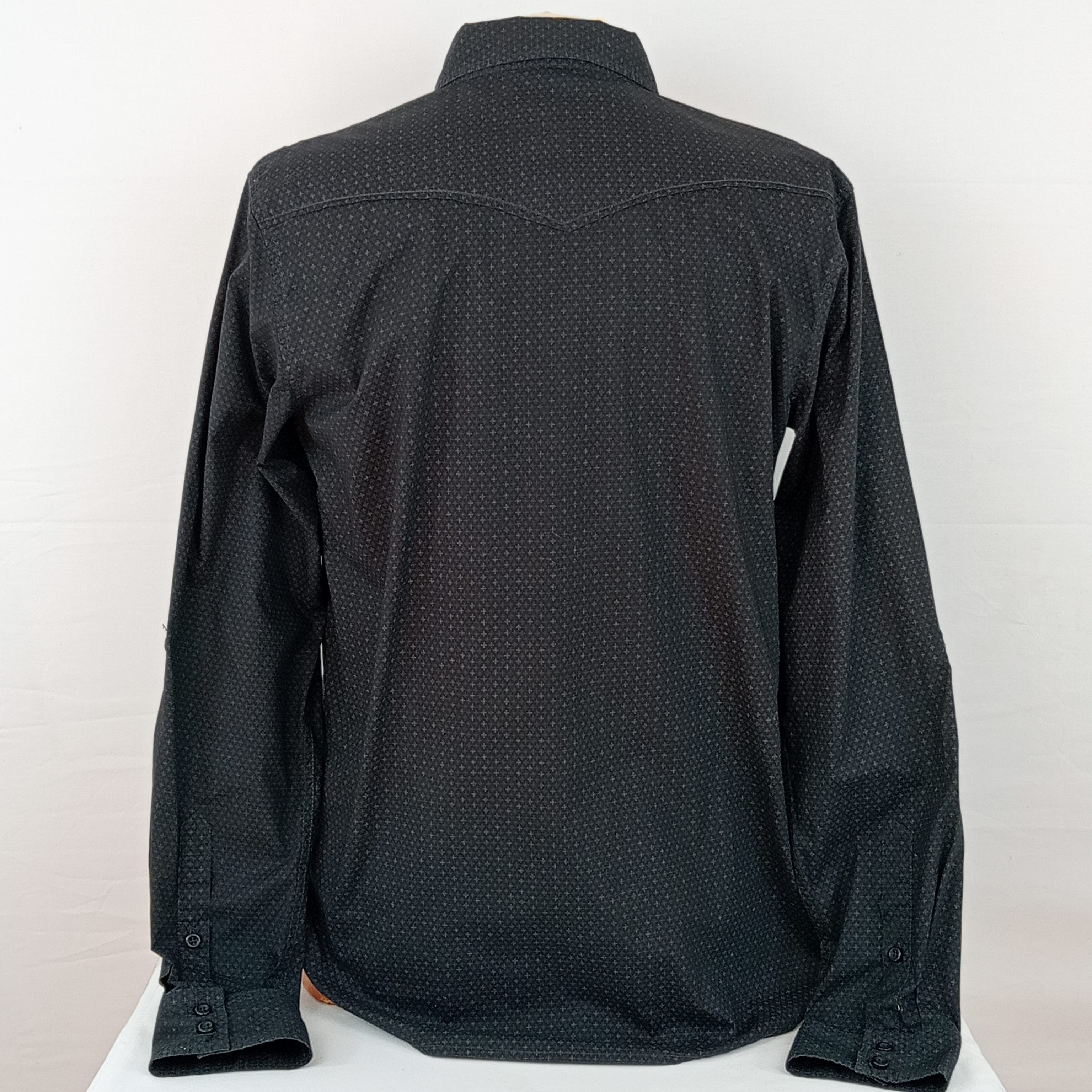 Chemise homme marque Kaporal à motifs col classique à manches longues noir taille L (42) - Photo 1