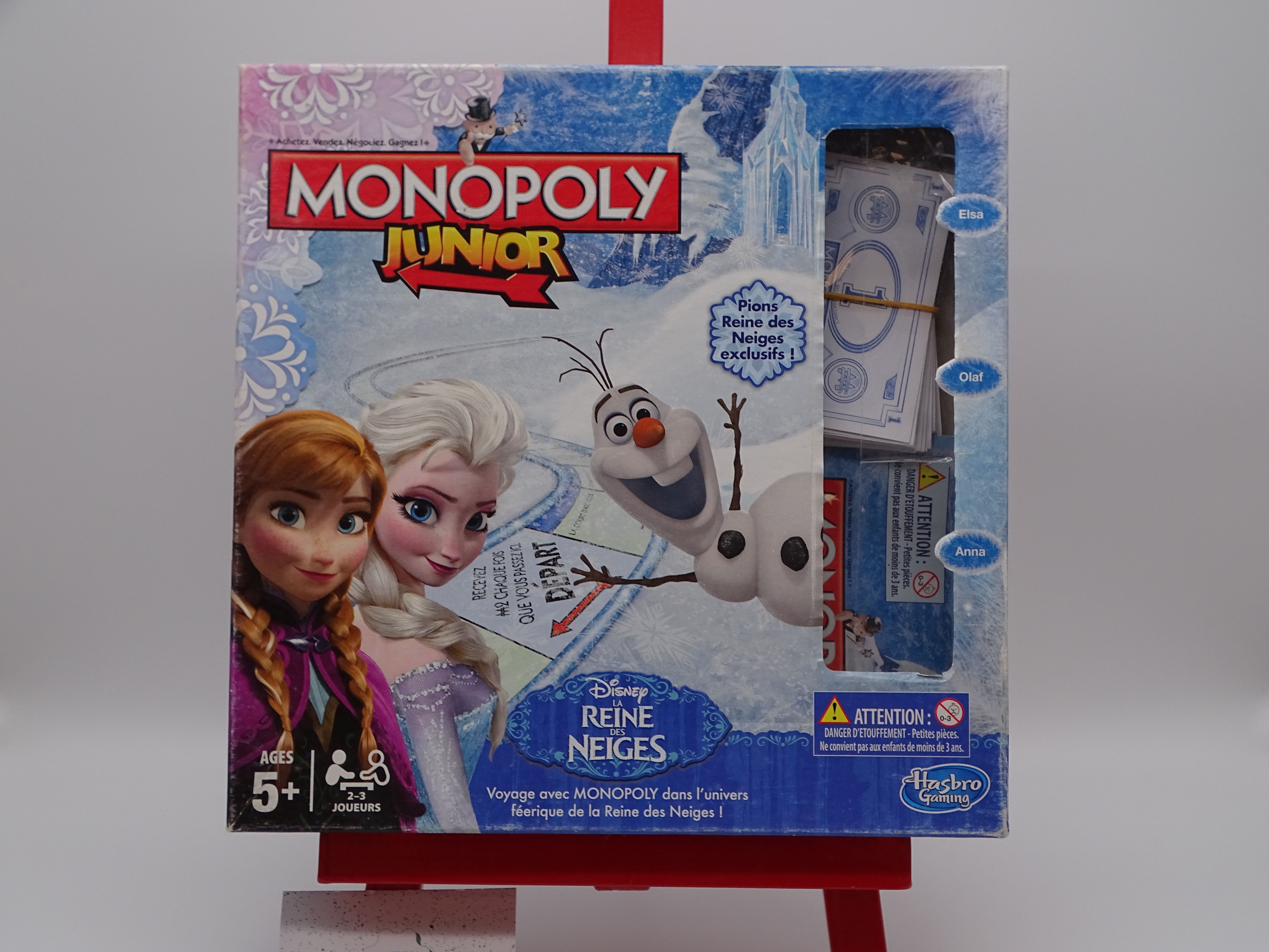 Acheter Monopoly Junior « La Reine des Neiges » d'occasion HASBRO - Dès 5 ans | Réf 13140 Bon état - 15,00 € Monopoly Junior « La Reine des Neiges » d'occasion HASBRO - Dès 5 ans | Réf 13140 Bon état - reconditionné disponible sur Label Emmaüs