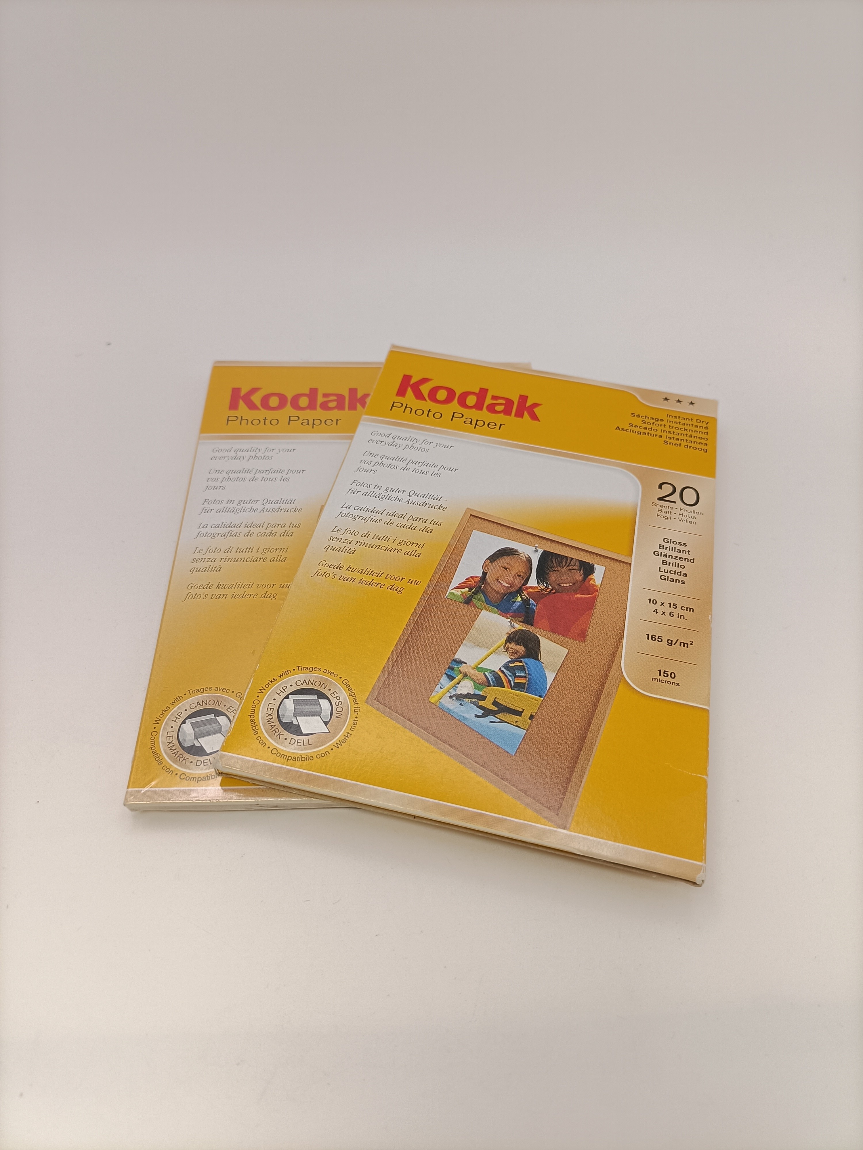 Lot 2 paquets papier photo Kodak 10x15 cm 20 feuilles impression imprimante photo Comme neuf - Vue 4 - 