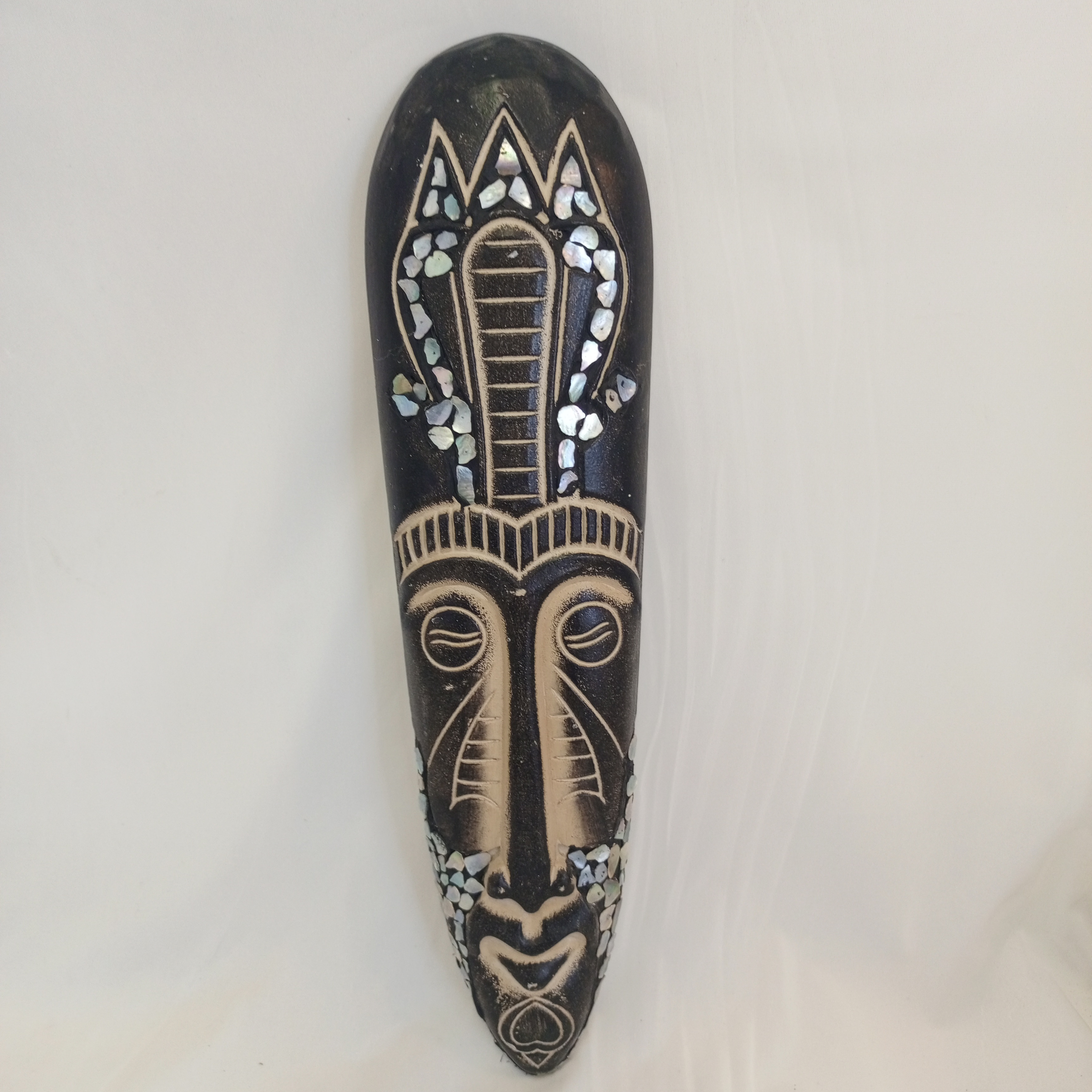 Masque Primitif Africain Mural - État correct - Photo 2