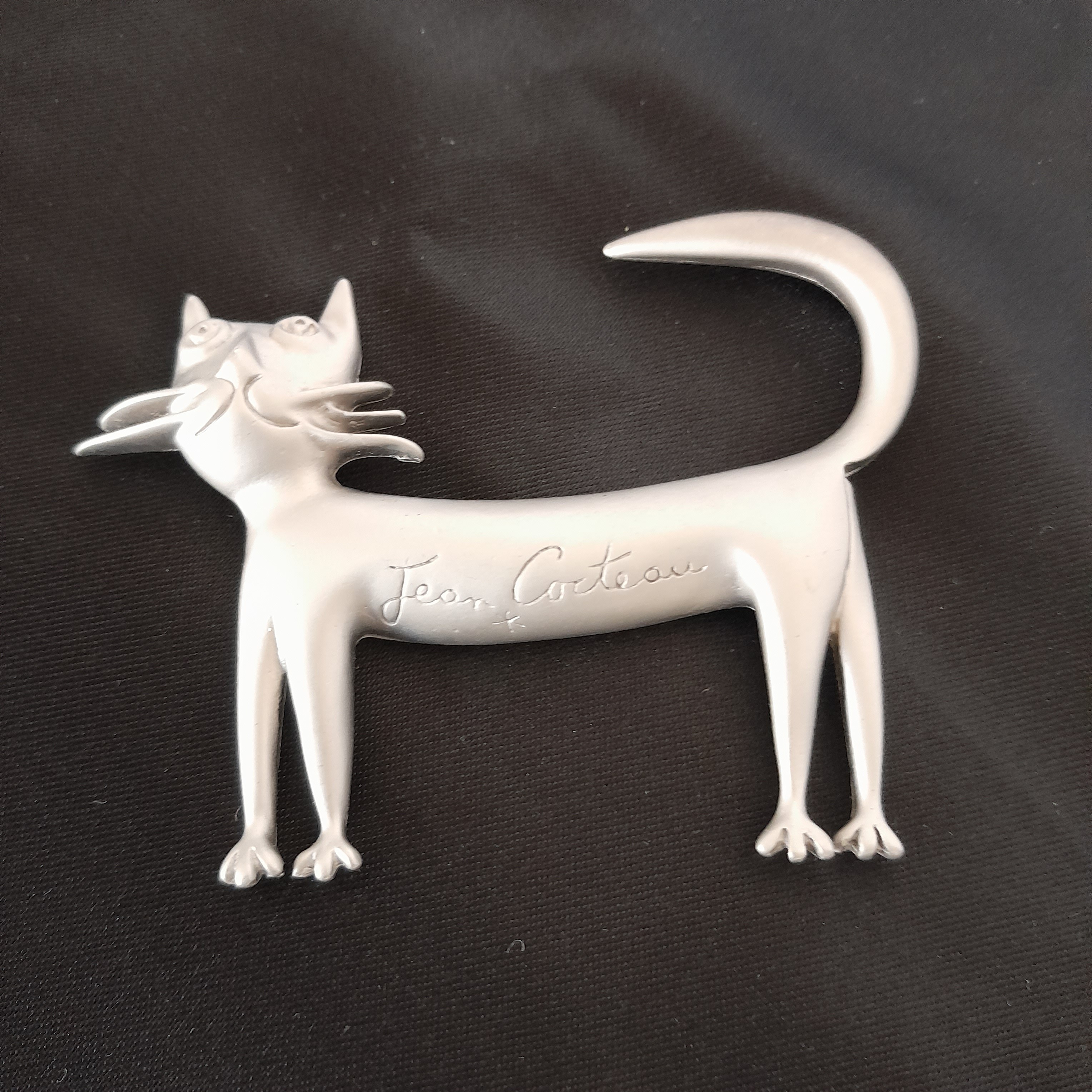 BROCHE-CHAT, Bijou 1997, signé JEAN COCTEAU, éditions MADELINE FLAMMARION - Très bon état - Photo 5