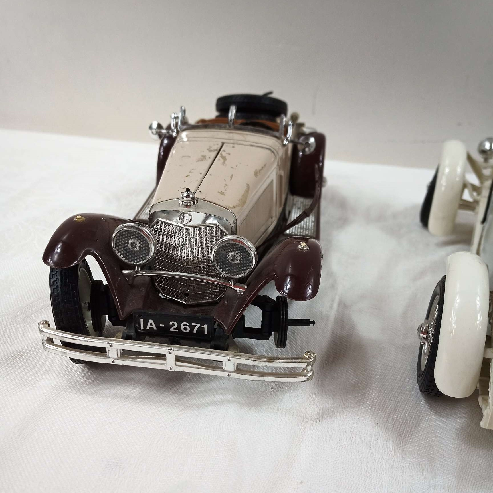 Voir photo 3 de lot de deux Voitures Mercedes Benz SSK1928 lot de deux Voitures Mercedes Benz SSK1928 État correct - Vue 3 -