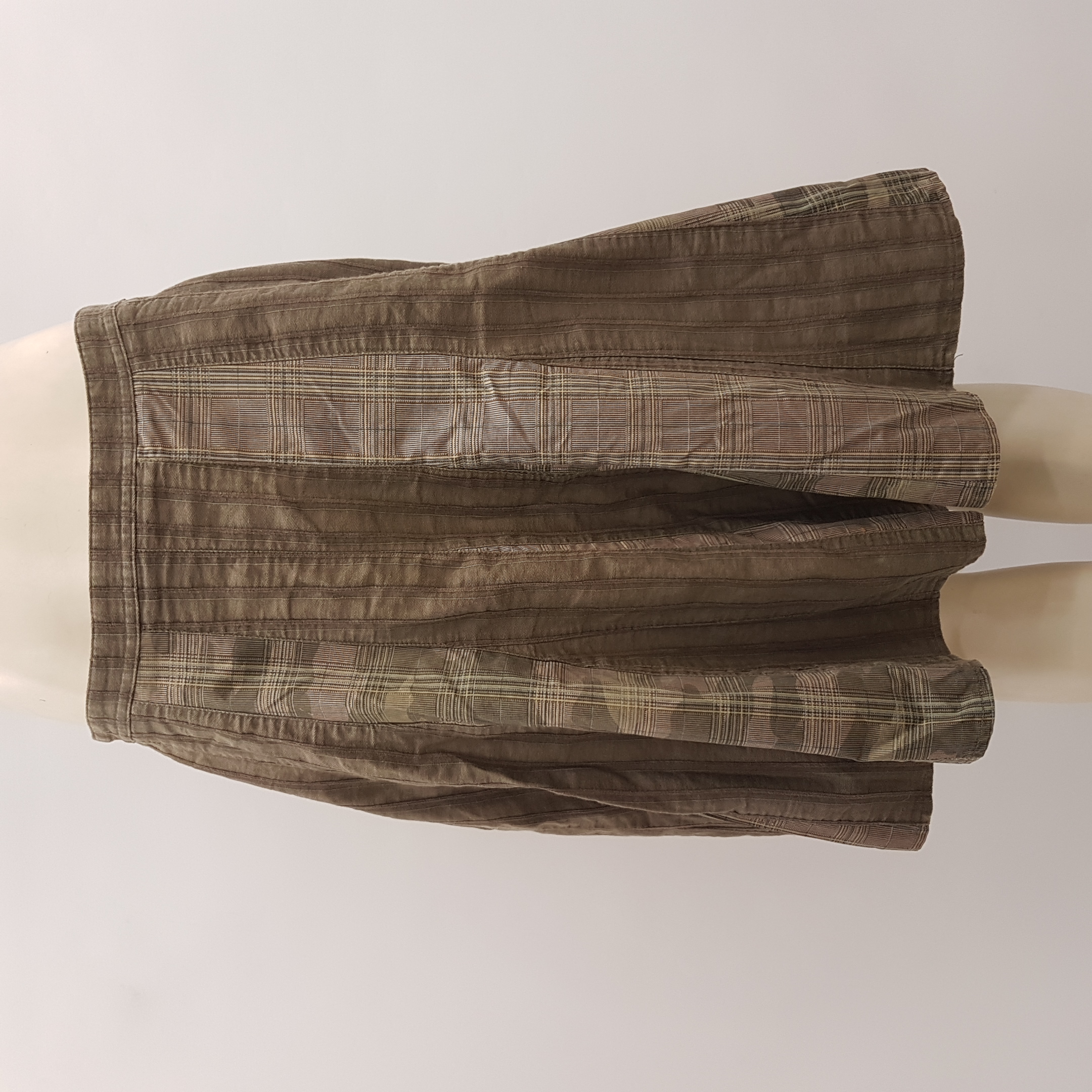 Jupe Kaki Etam Taille 40 - Coton Cargo Avec Poches - Très Bon état