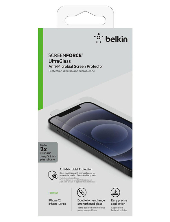 Verre Trempé Belkin Ultraglass Pour Iphone® 12 &12 Pro