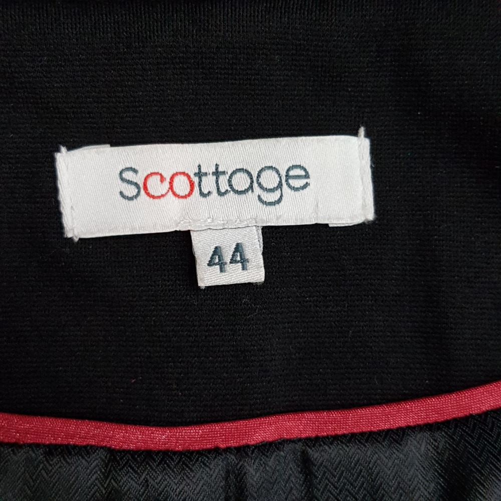 Veste de fêtes bi-matière noire - SCOTTAGE - taille 44  - Vue 7 - 