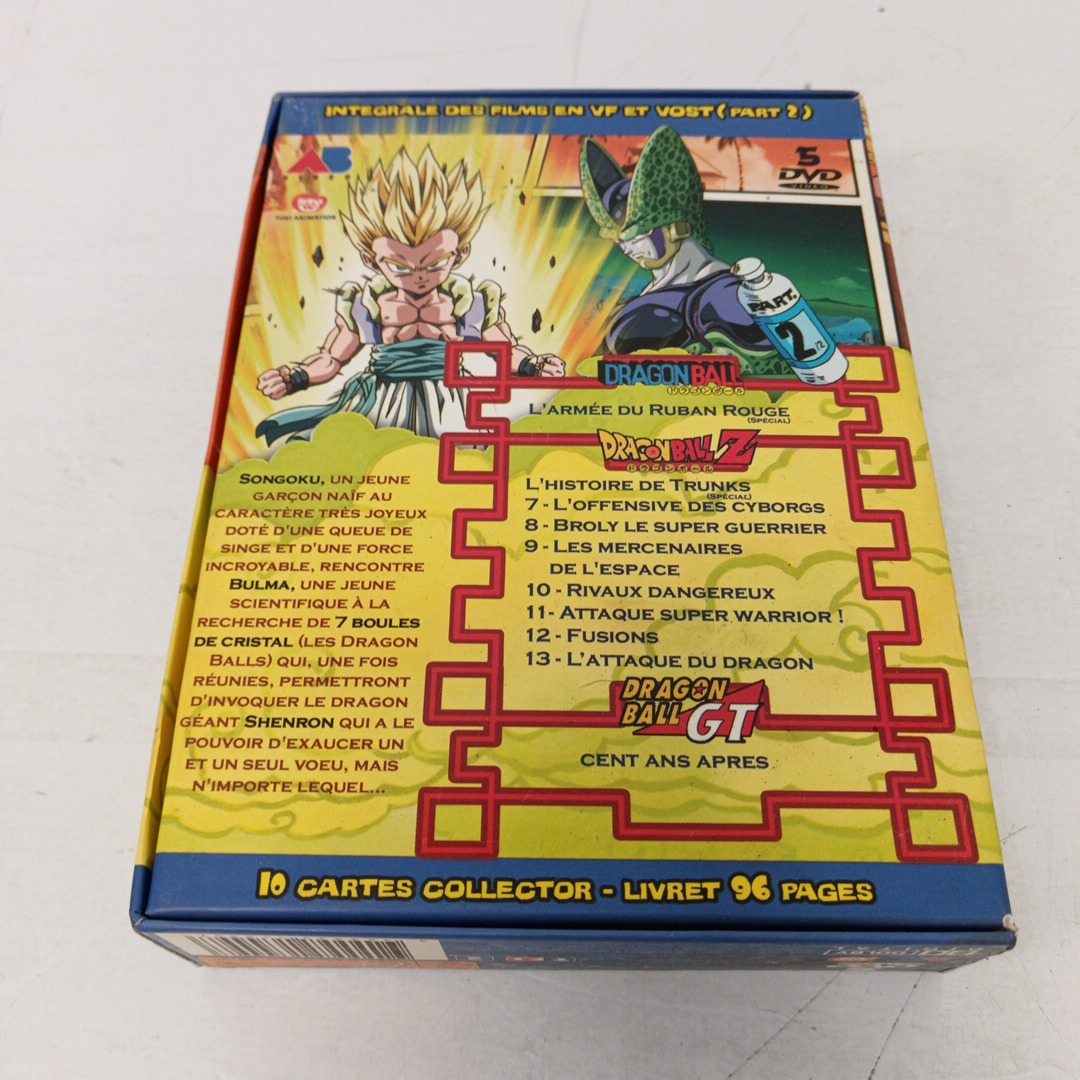 Voir photo 3 de Dragon Ball Z & Dragon Ball GT - Intégrale des Films - Coffret Vol. 2 Dragon Ball Z & Dragon Ball GT - Intégrale des Films - Coffret Vol. 2 Très bon état - Vue 3 -