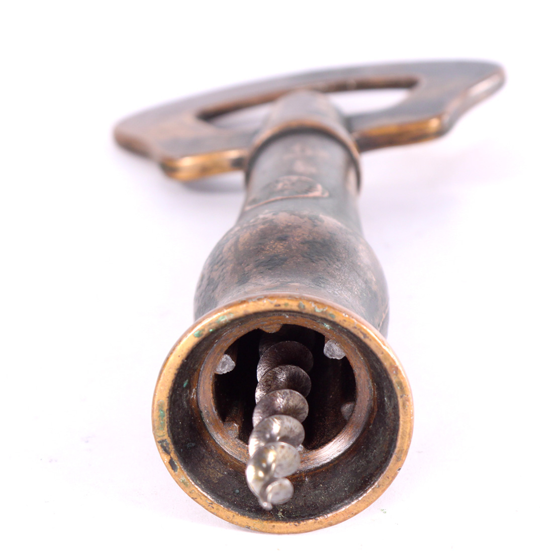 Tire-bouchon en laiton finition cuivre Brevetti WAF Italie - RARE - Photo 2
