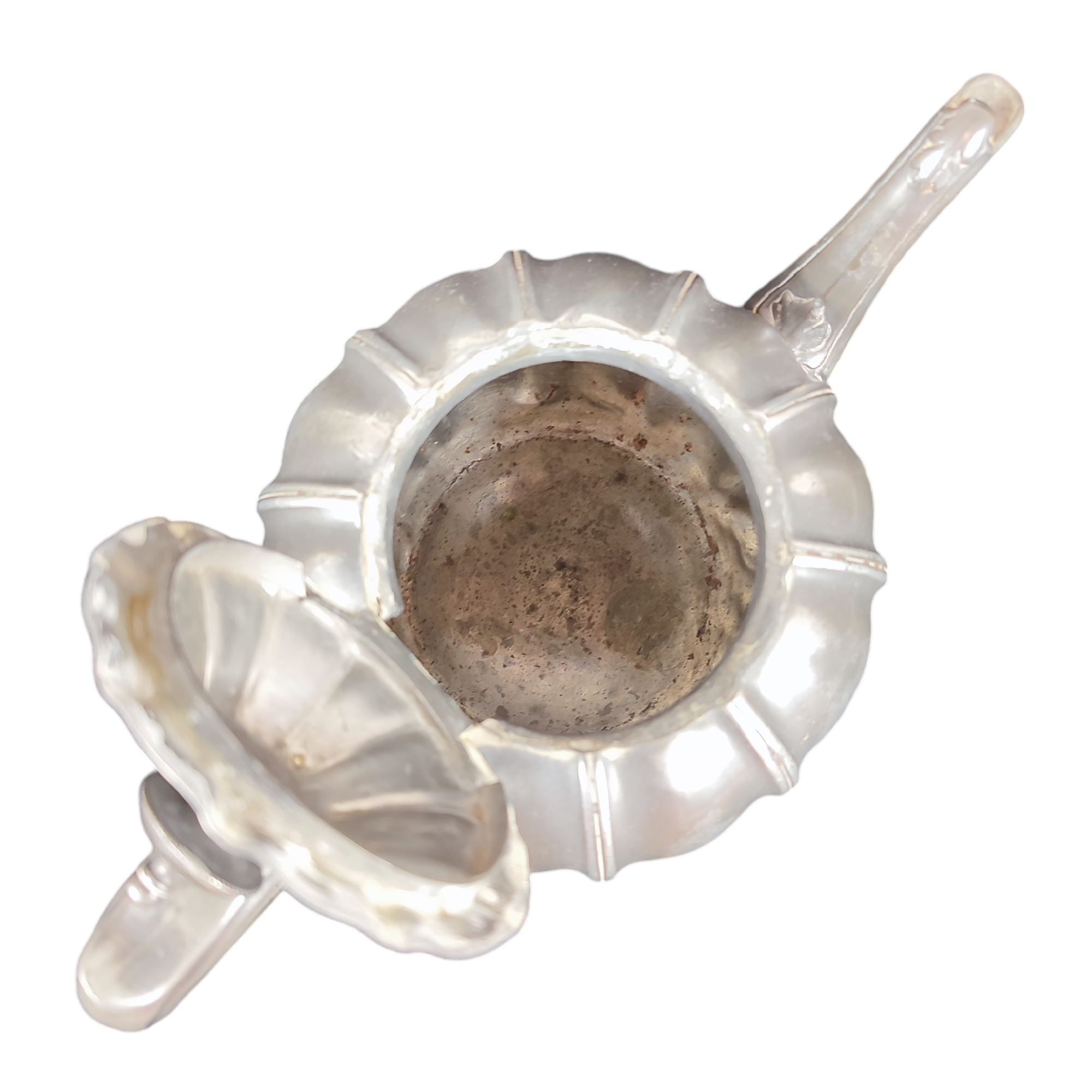 Ancienne théière SHEFFIELD en métal argenté Woodcock and Hardy 1495 - Image 7