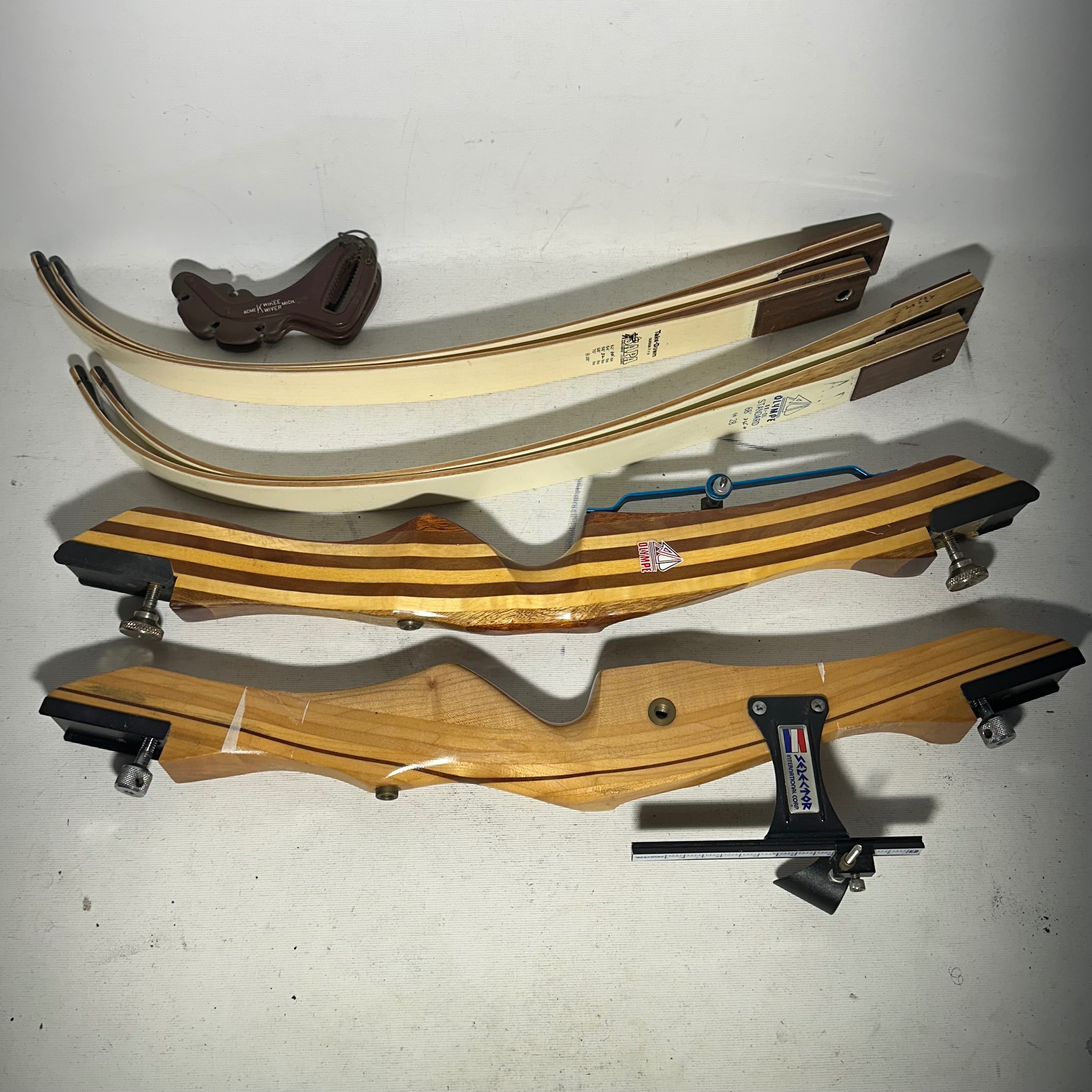 Lot de 2 arcs gauchers - Olympe TD-01 - Take-Down Gordon - État correct - Photo 5