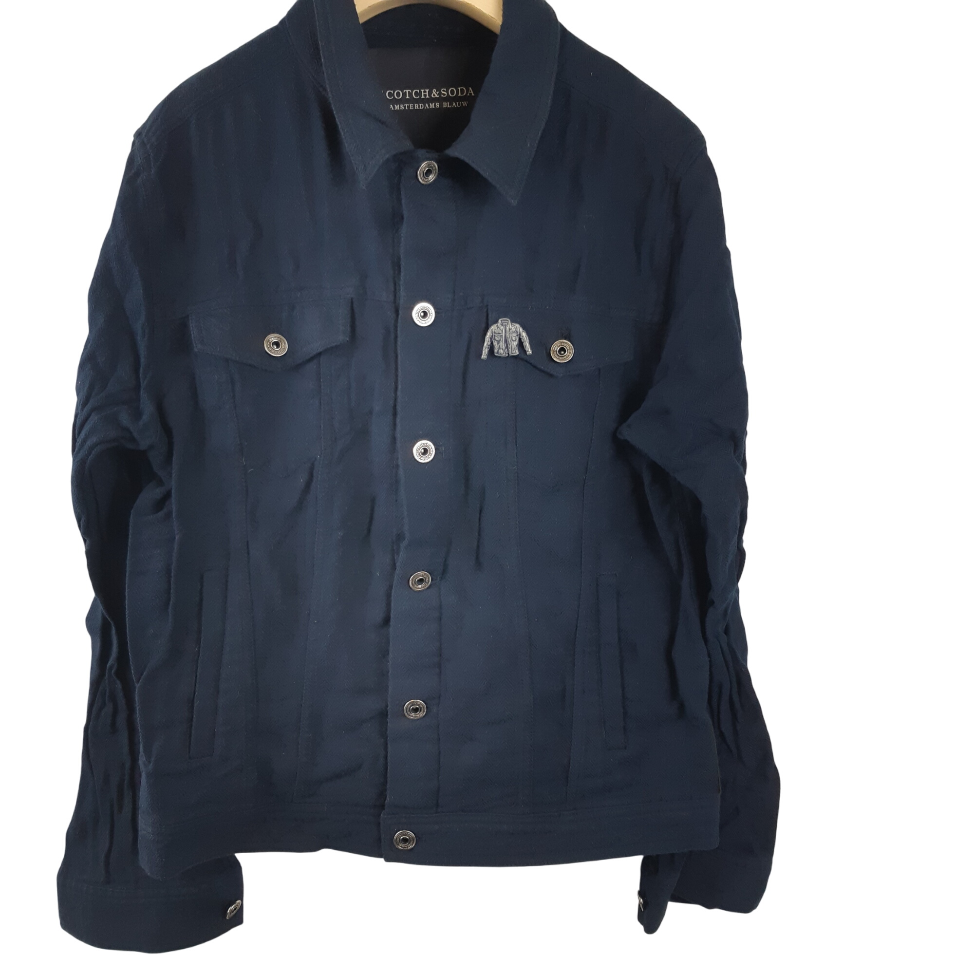 Scotch&Soda - Chemise marine - Taille 44 - Scotch & Soda - Modalova