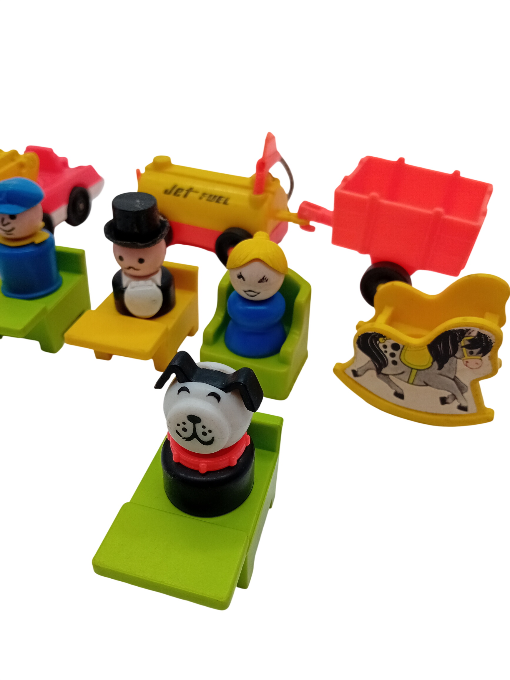 Voir photo 2 de Lot Figurines & Véhicules Vintage Fisher-price Little People (b641) (B641) Lot Figurines & Véhicules Vintage Fisher-price Little People (b641) (B641) Très bon état - Vue 2 -
