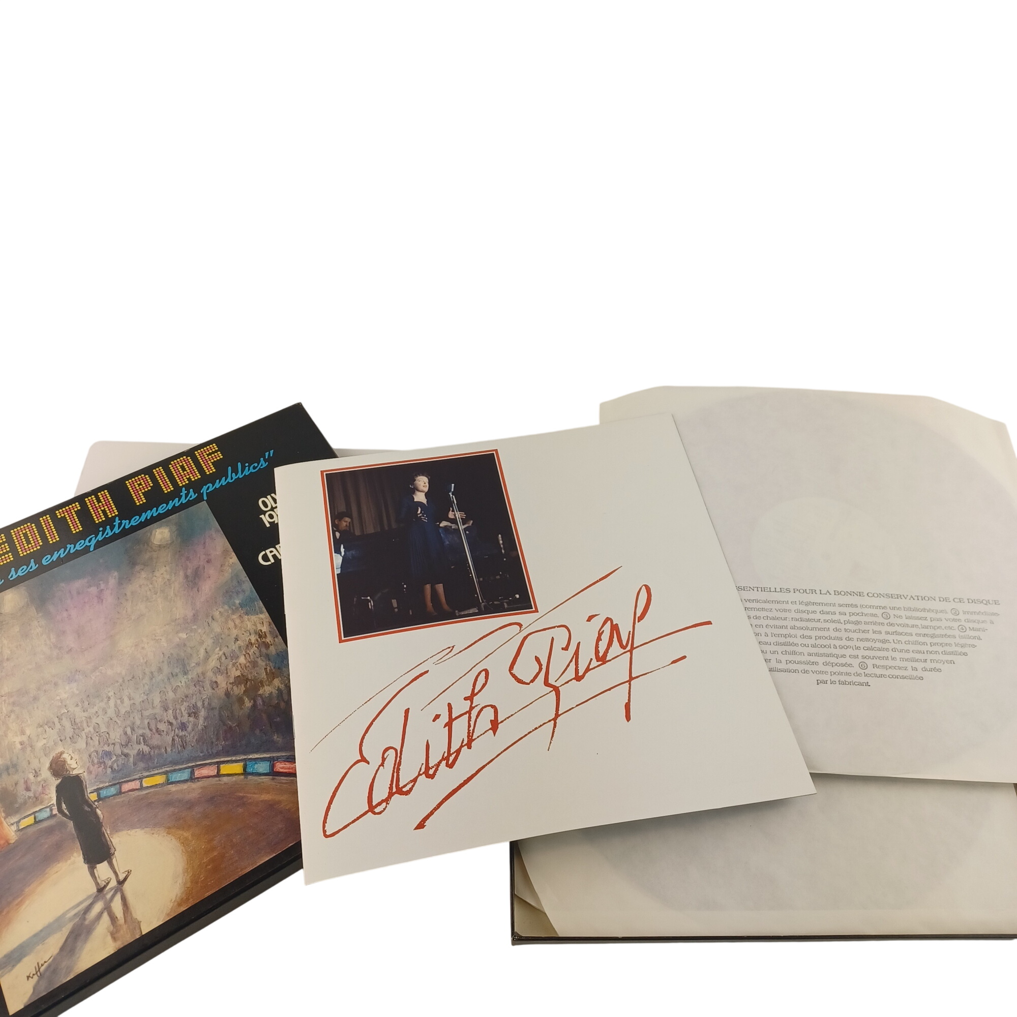Acheter Coffret vinyle de 33 tours de Edith Piaf, Tous ses enregistrements publics Très bon état - 13,00 € Coffret vinyle de 33 tours de Edith Piaf, Tous ses enregistrements publics Très bon état - reconditionné disponible sur Label Emmaüs