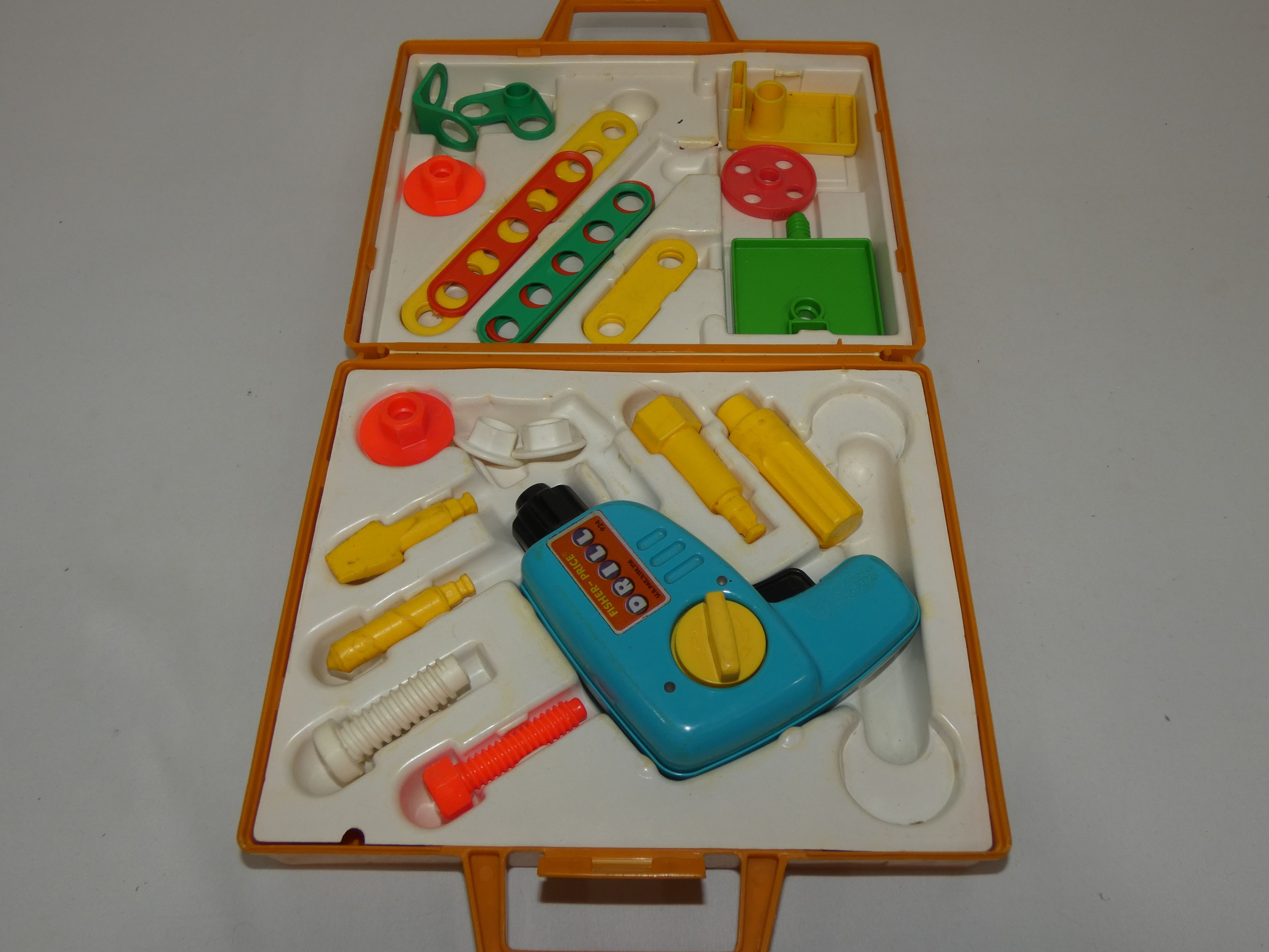 Malette du bricoleur chez Fisher-Price 1977 - Bon état - Photo 2
