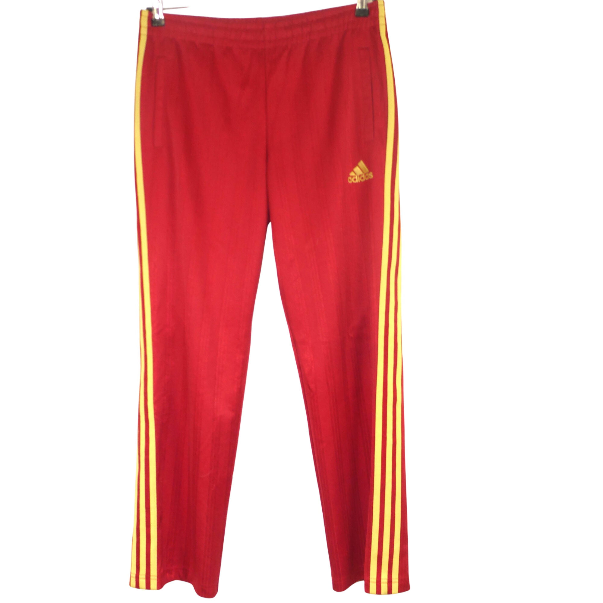 Adidas pantalon joggers rouge taille élastique - Taille S - Photo 0