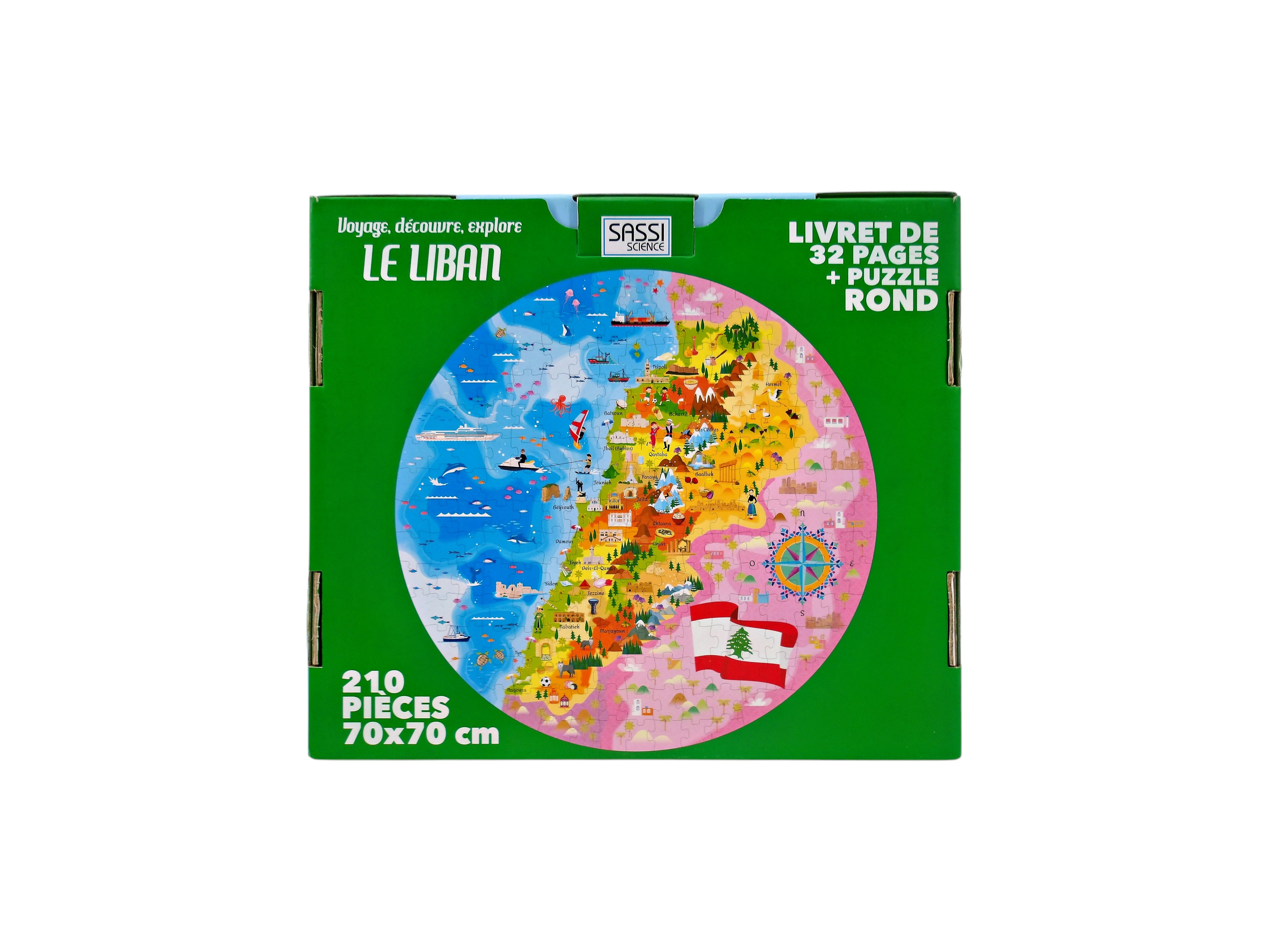 Puzzle - Le Liban - 210 pièces Comme neuf - Vue 2 - 