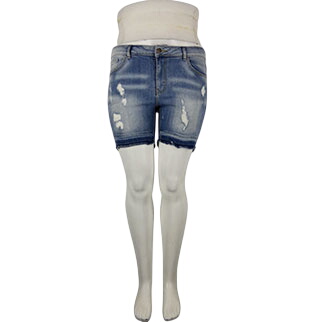Short en jeans effet dchir - Taille 46 - Kiabi - Modalova