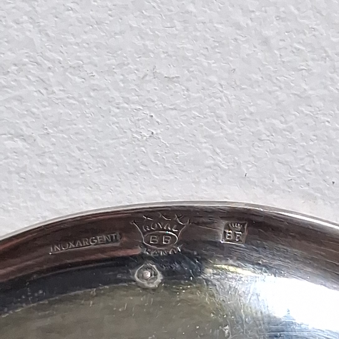 Lot de dessous de plat Inox France ; 1 grand et 2 petits