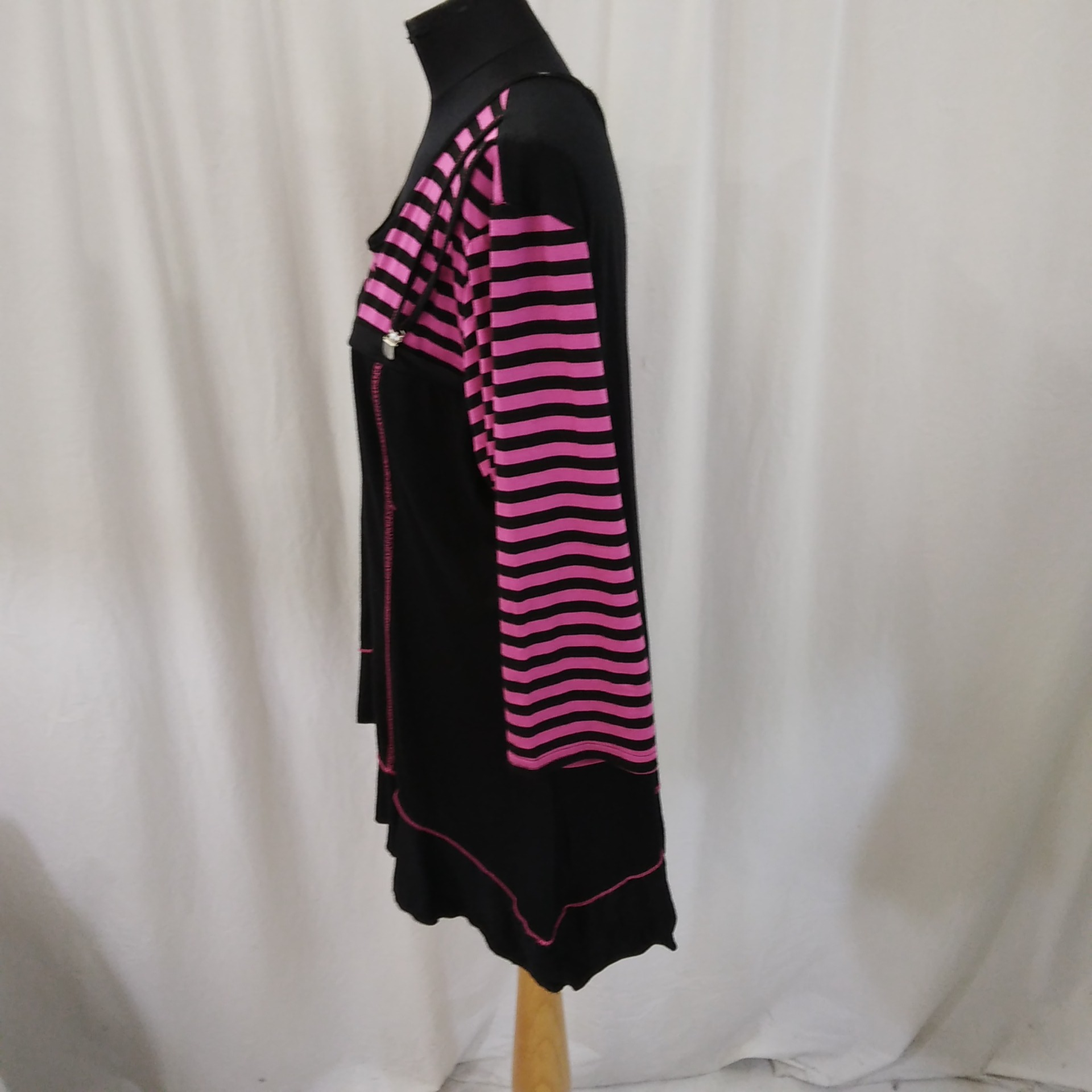T-shirt à rayures rose, Armand Thiery - T5 - Photo 3