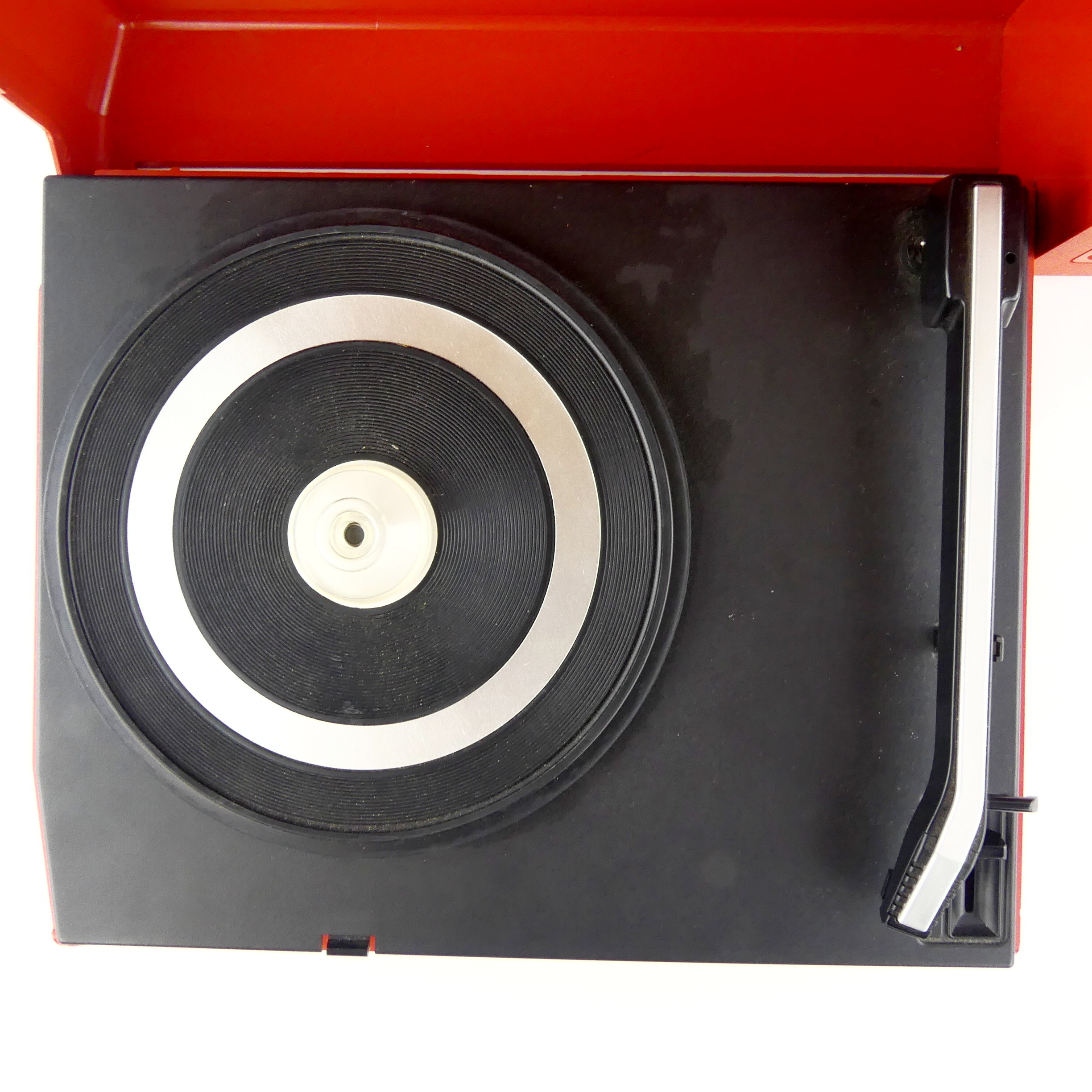 Tourne disque Plilips 423 rouge années 70 État correct - Vue 6 - 