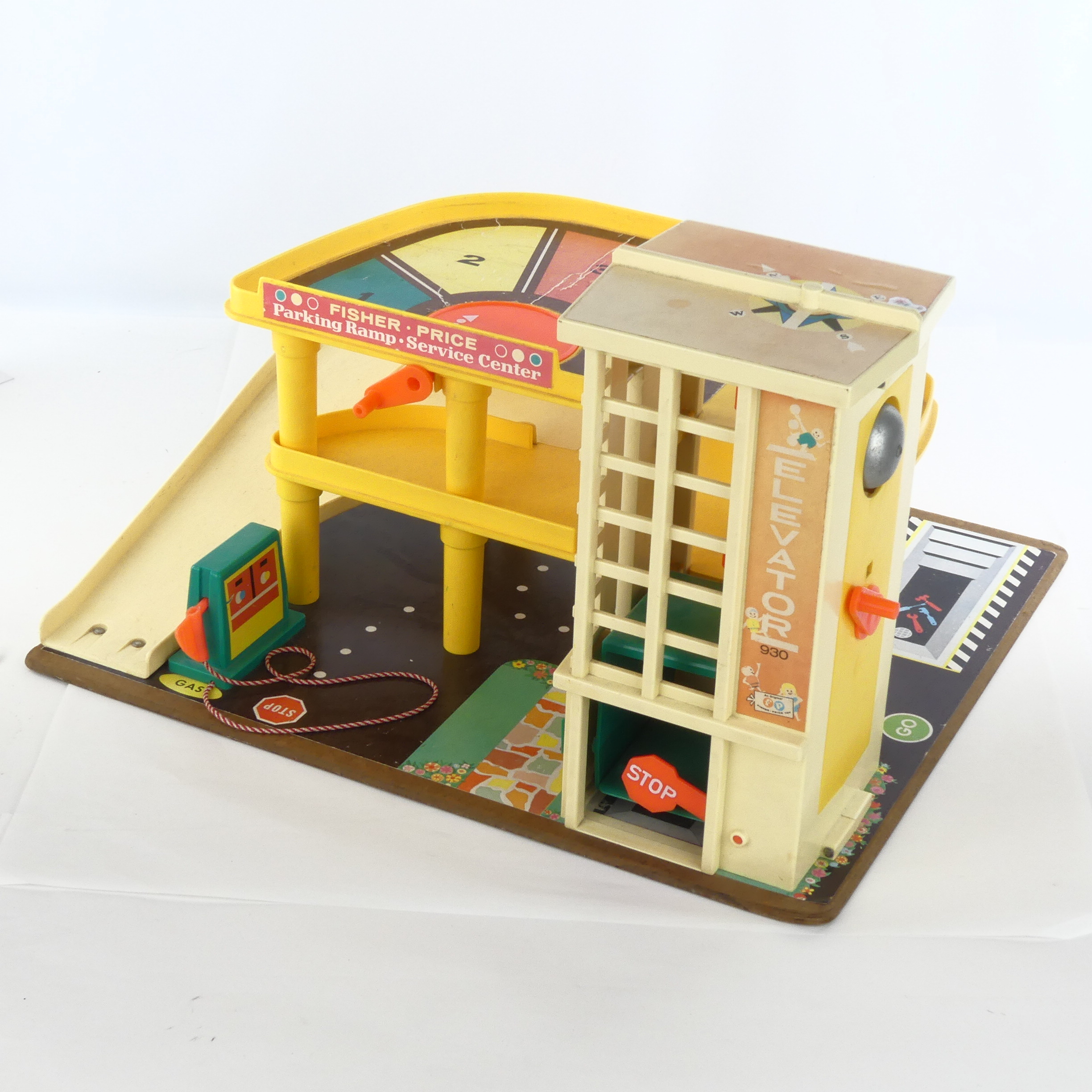 Ancien garage Fisher-Price Toys État correct - Vue 4 - 