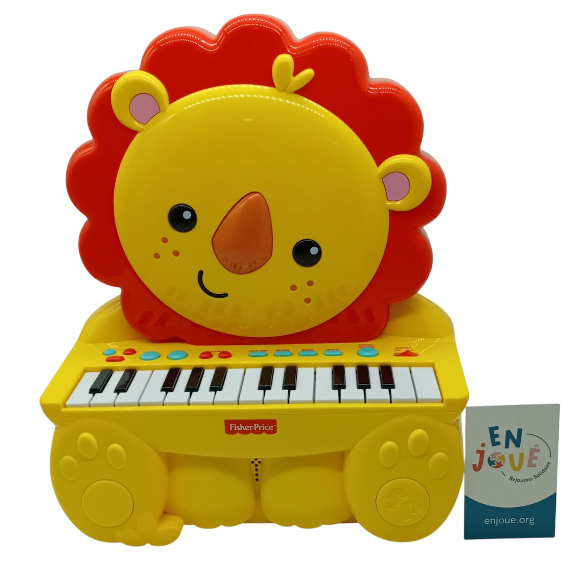 Jouet premier age - Lion Piano - Ficher Price - A partir de 2 ans. Très bon état -  reconditionné disponible sur Label Emmaüs