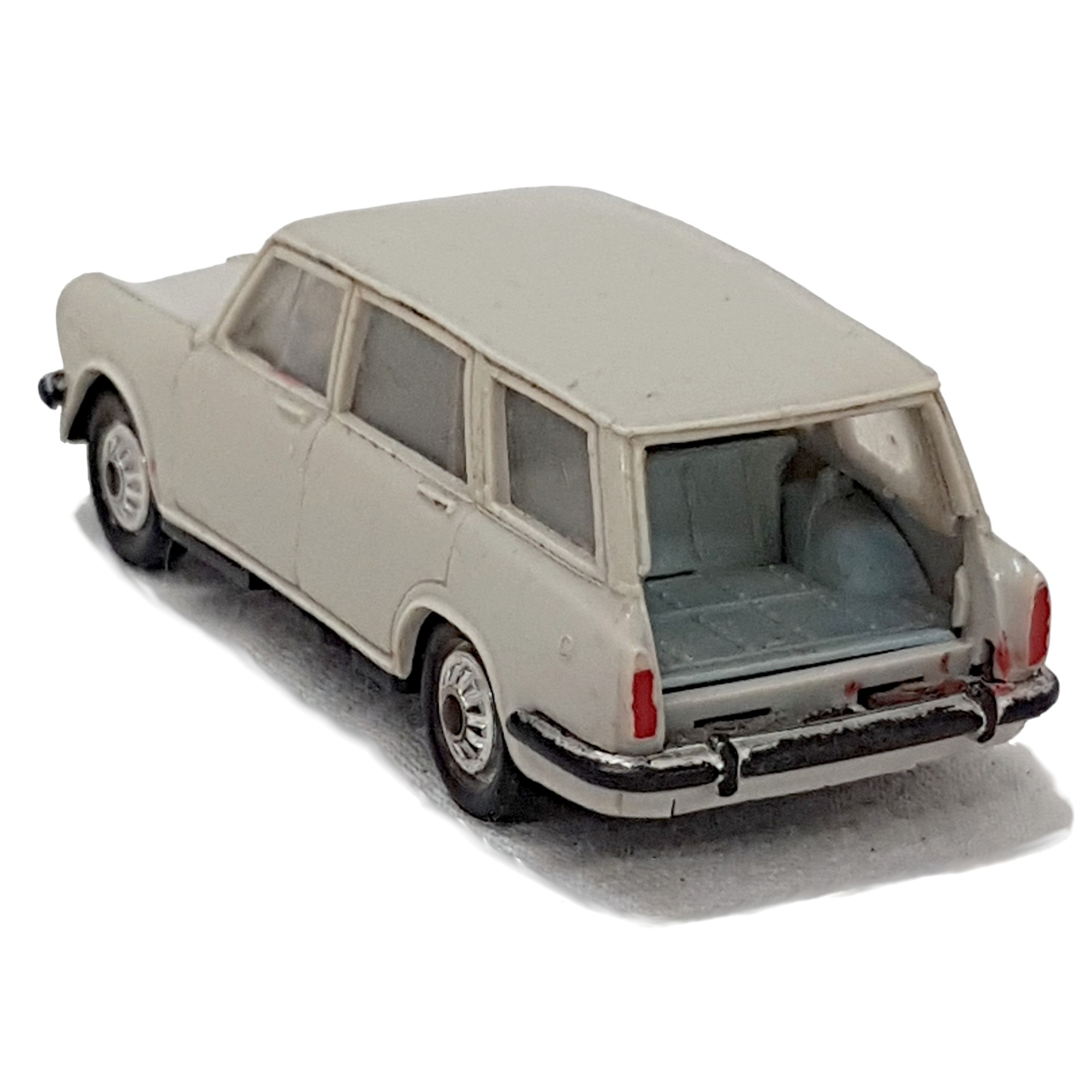 Voiture Simca 1500 Break Norev n° 86 gris clair vintage État correct - Vue 4 - 