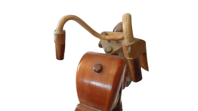 Harley Davidson décorative en bois - Photo 9