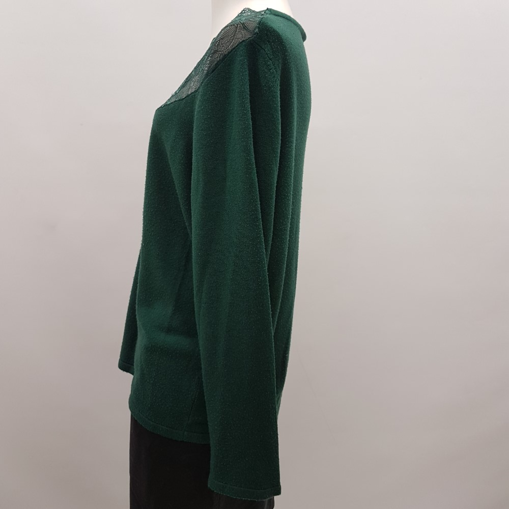 Pull fin vert sapin - GRAIN DE MALICE - Taille XL - Photo 1