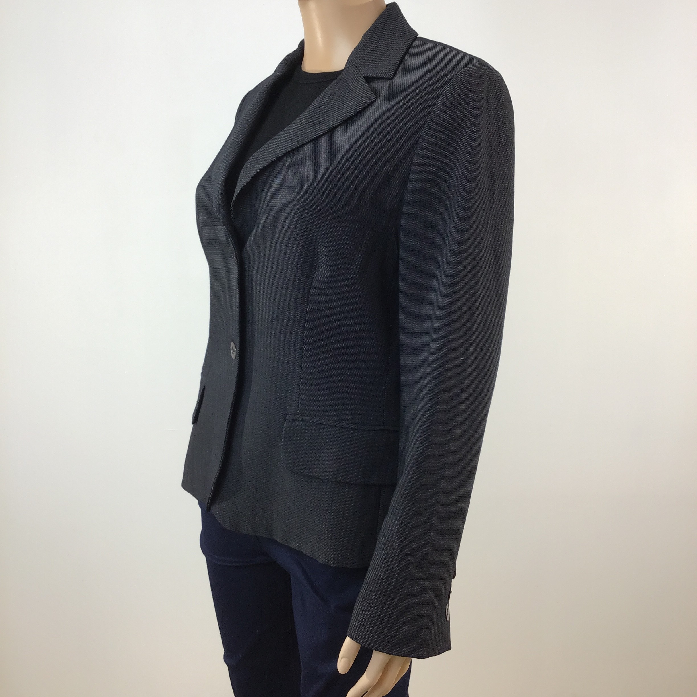Cape/Blazer Femme En Laine Grise - Occasion Très Bon état, Style élégant Et Chaud