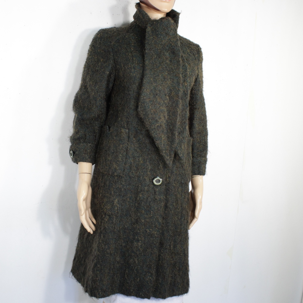 Manteau Femme Vintage Vert Anglais Bon état - Vue 2 - 
