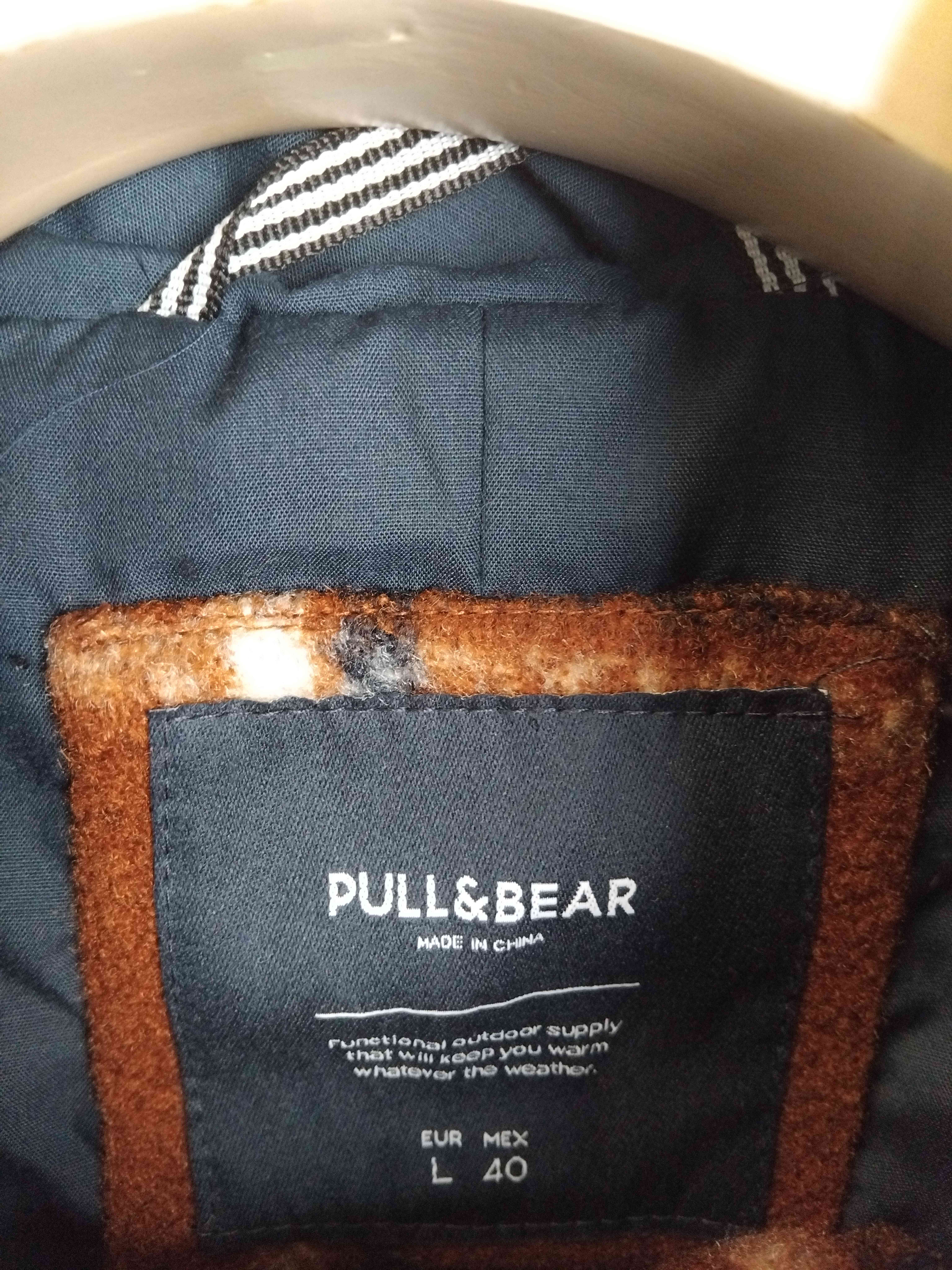 Manteau multi couleur à carreaux - Pull & Bear - L - Très bon état - Photo 4