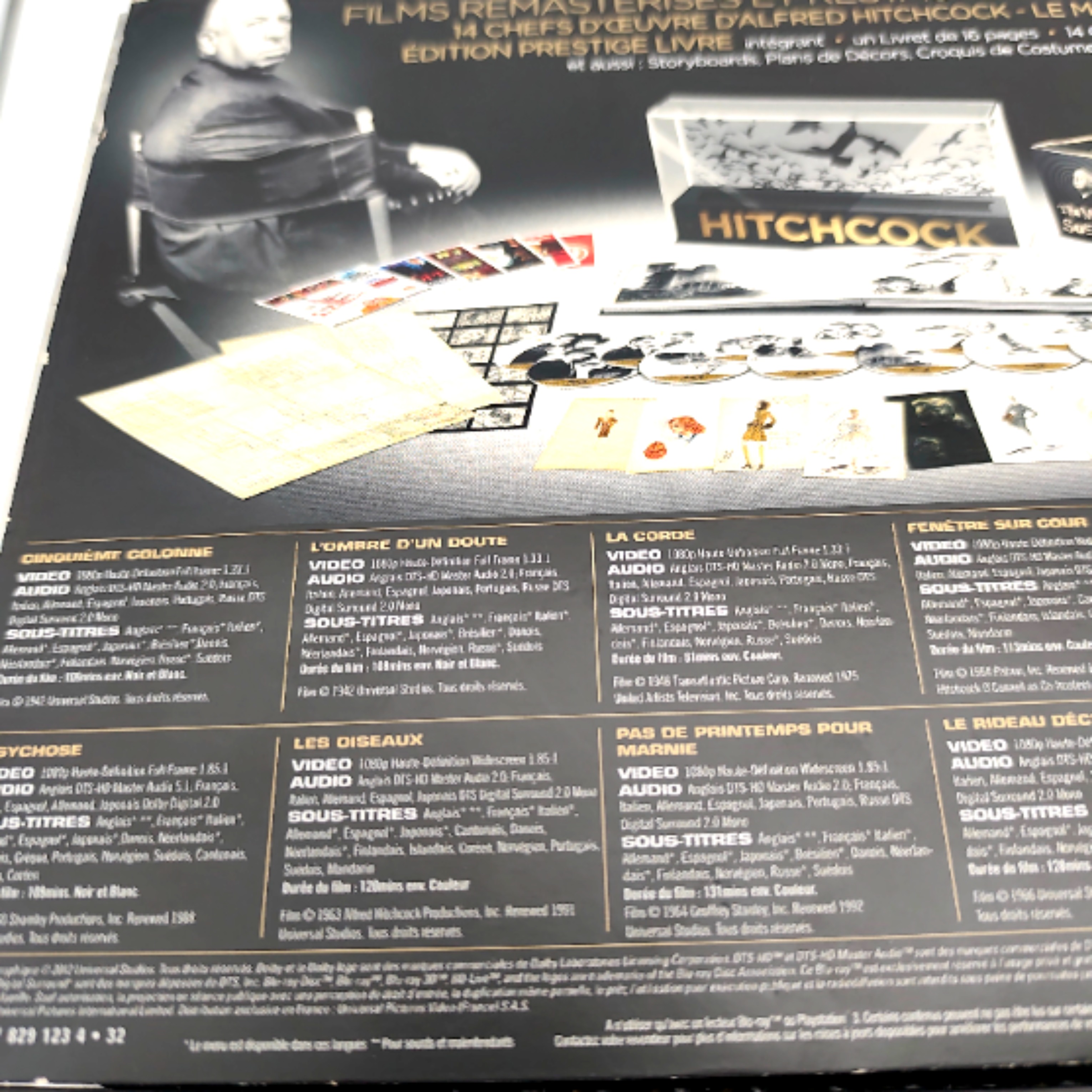 Film Hitchcock 14 Blu-ray  - Vue 2 - 
