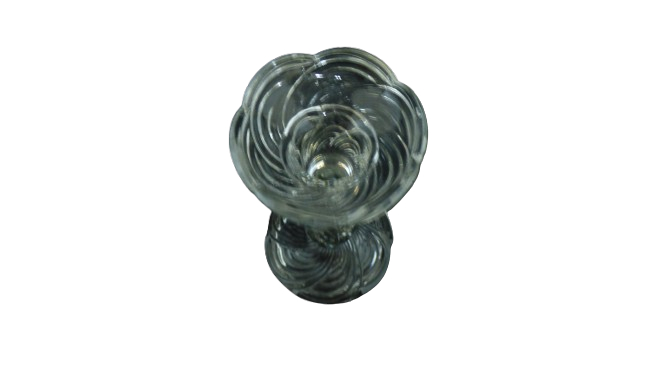 Lot de 2 bougeoirs en cristal - Photo 1