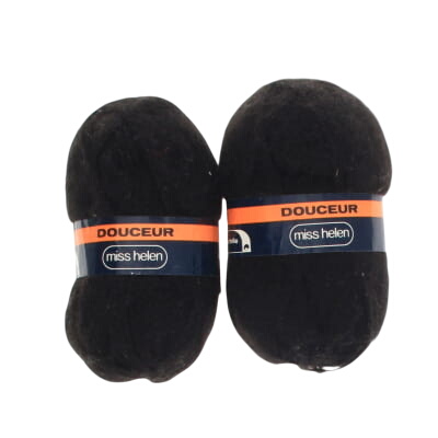 Lot de 2 pelotes noires - Douceur miss helen - 50g par pelote - Photo 0