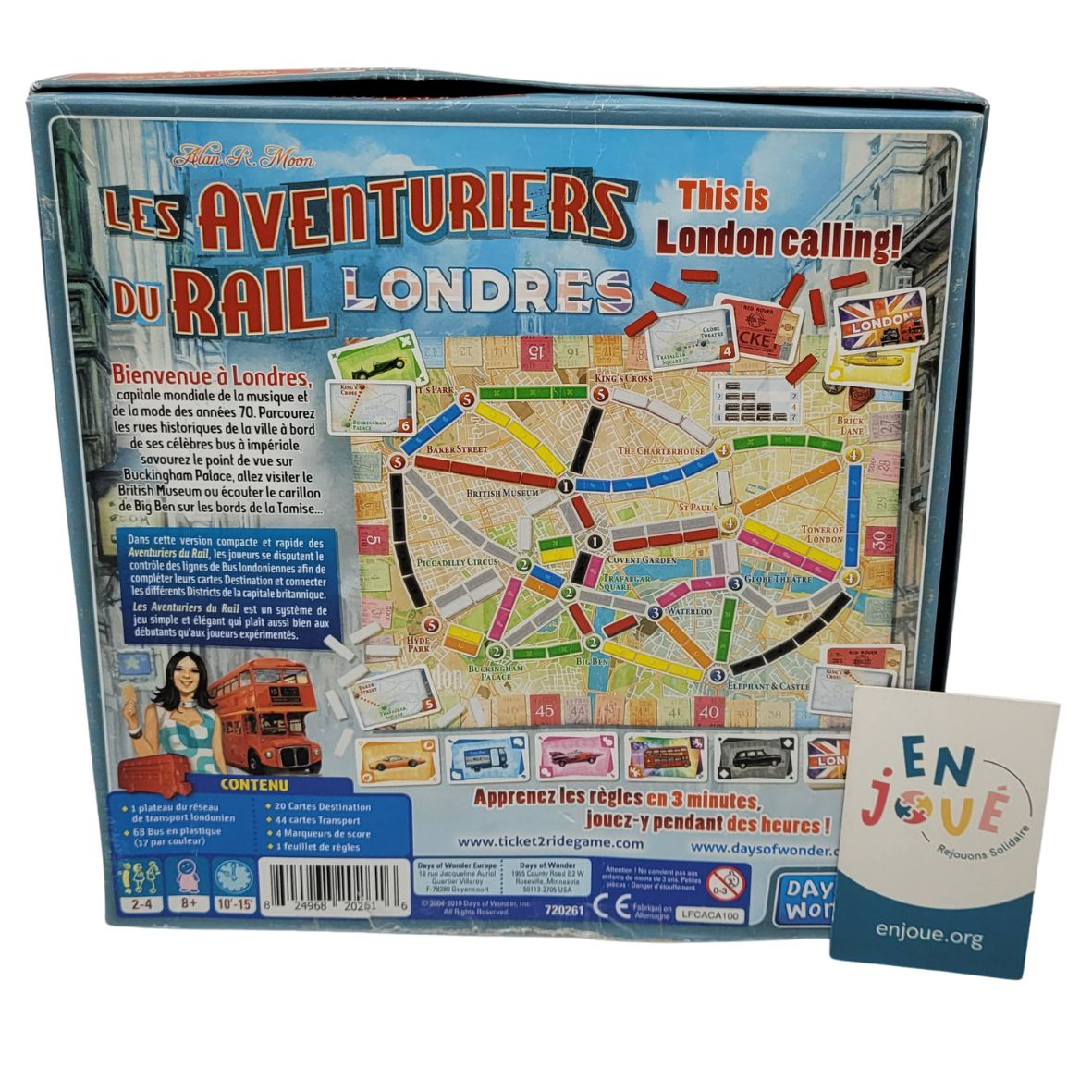 Voir photo 3 de Jeu de société - Les Aventuriers du Rail Londres - Days of Wonder - À partir de 8 ans. Jeu de société - Les Aventuriers du Rail Londres - Days of Wonder - À partir de 8 ans. Bon état - Vue 3 -